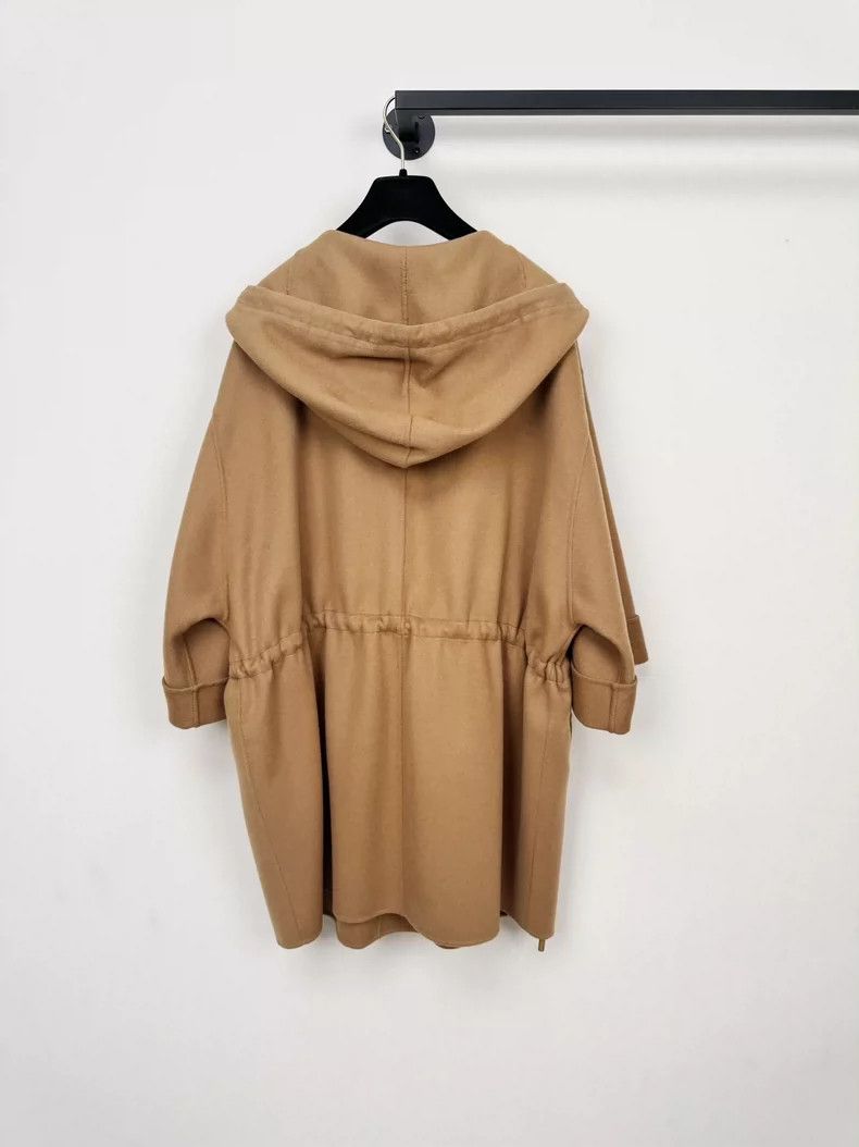Max Mara Max Mara Brown classic wool coat Size S / US 4 / IT 40 - 3 Thumbnail