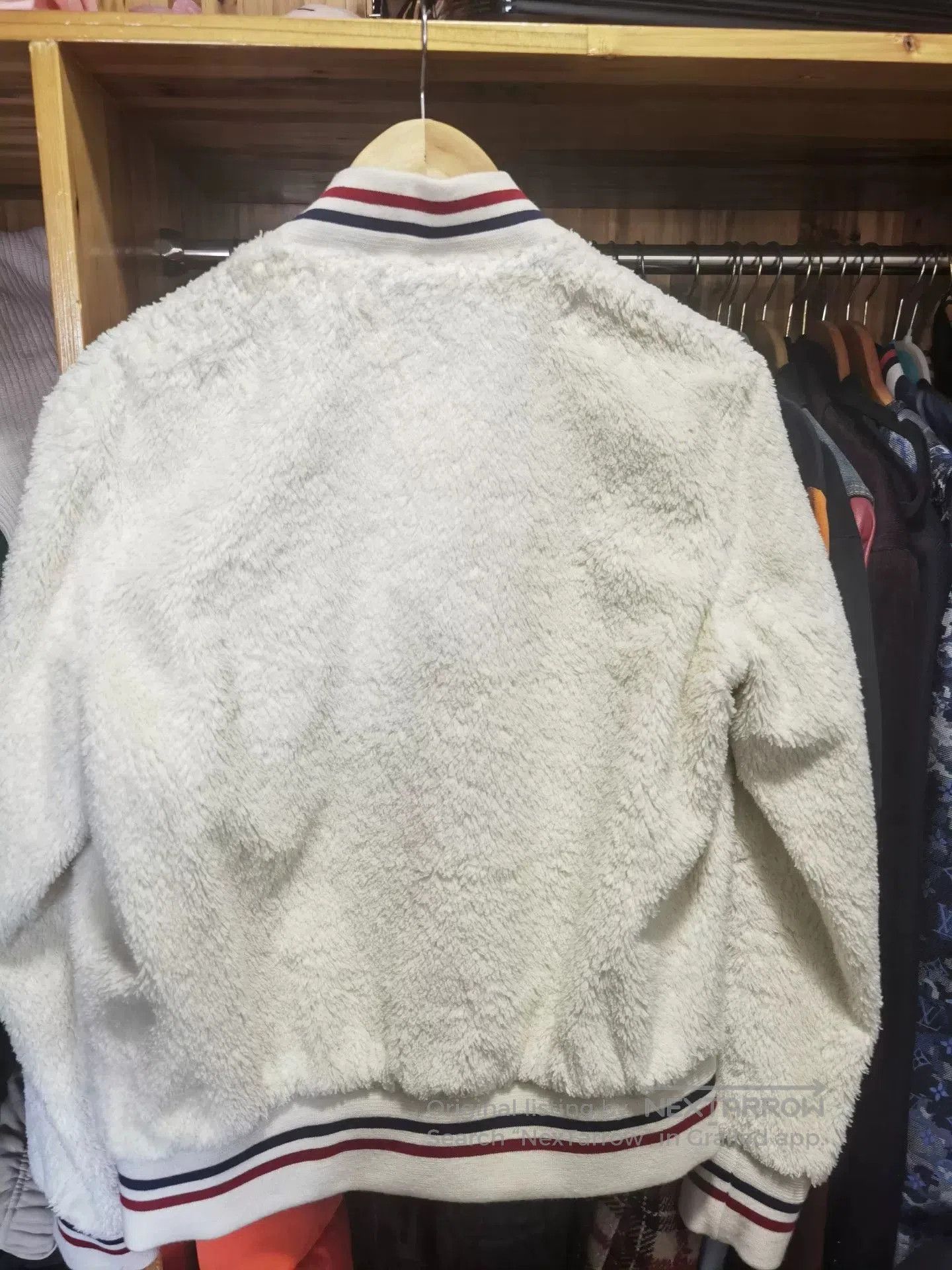 Saint Laurent Paris Saint Laurent White Fuzzy Teddy Jacket. Size US M / EU 48-50 / 2 - 3 Thumbnail