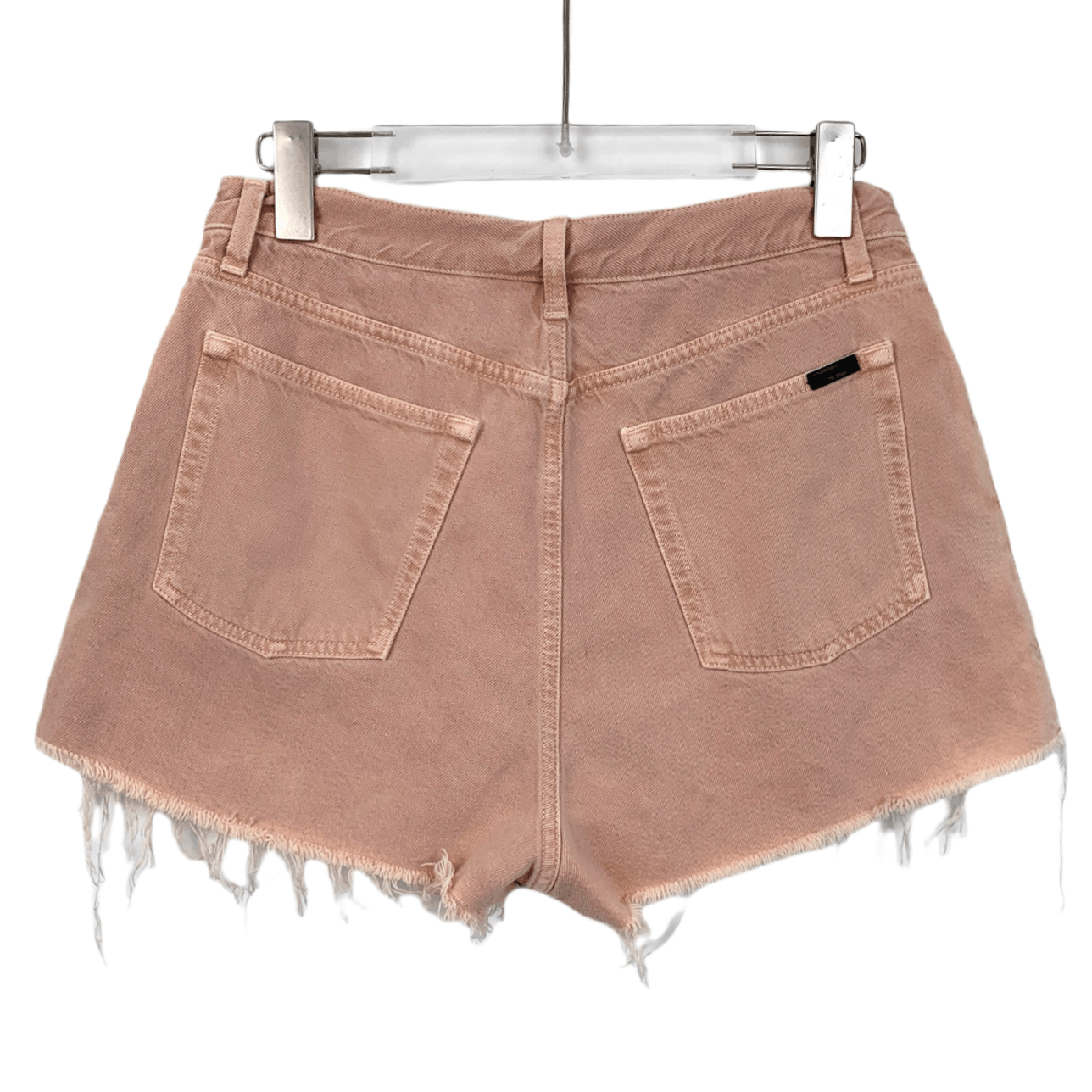 Saint Laurent Paris Saint Laurent Pink Denim Shorts (Size 29) Size 29" - 7 Thumbnail