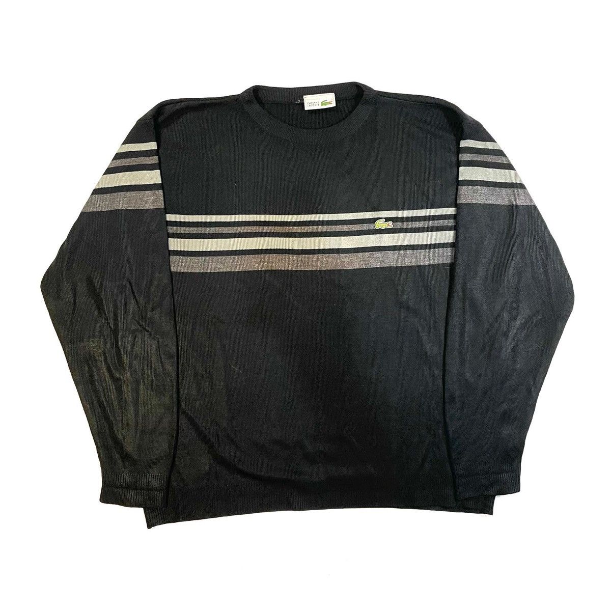 Lacoste Lacoste black sweatshirt sweater jumper vintage y2k 90s Size US M / EU 48-50 / 2 - 1 Thumbnail