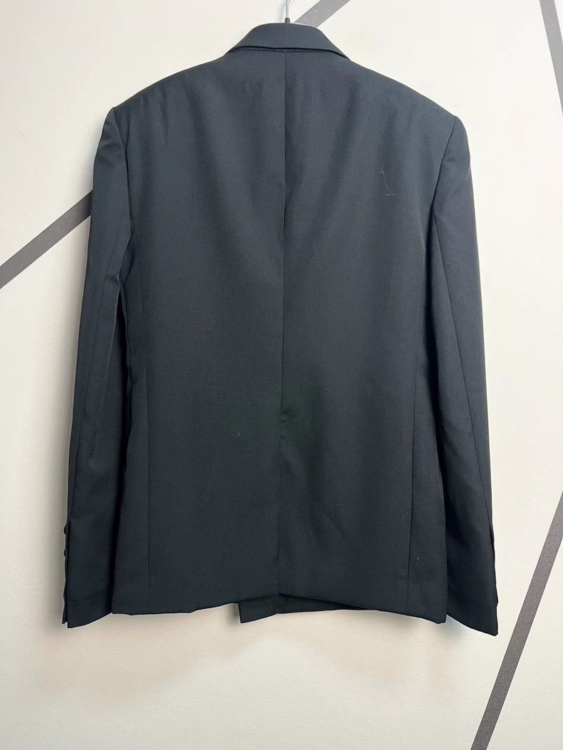 Saint Laurent Paris Saint Laurent Paris Fall/Winter 22 satin gun-lapel double-b Size 46R - 2 Thumbnail
