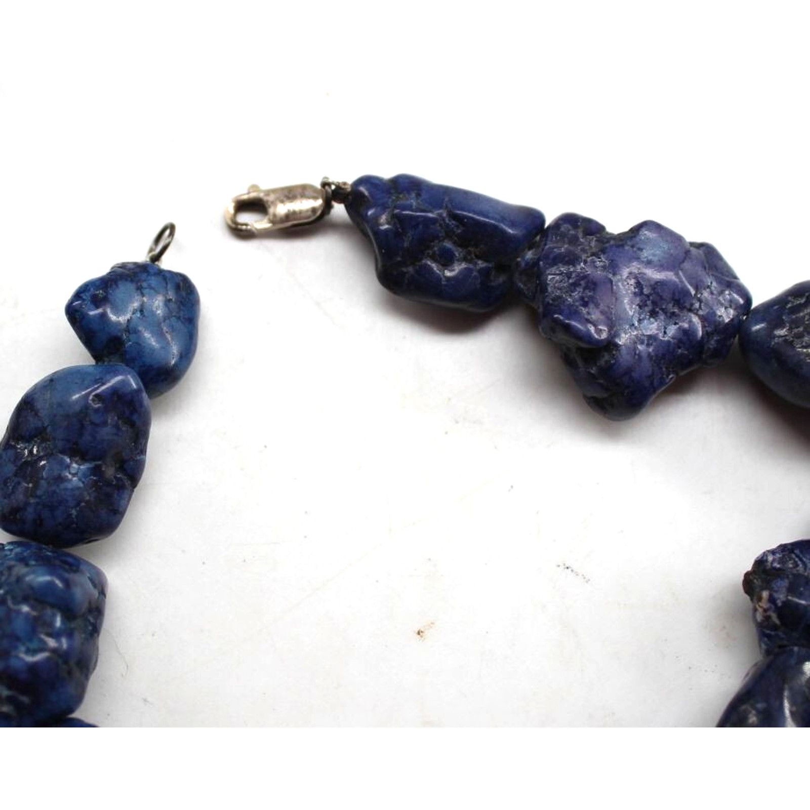 Other 56" Strand Lapis Rock Statement Necklace Multi Style Wrap Size ONE SIZE - 5 Thumbnail