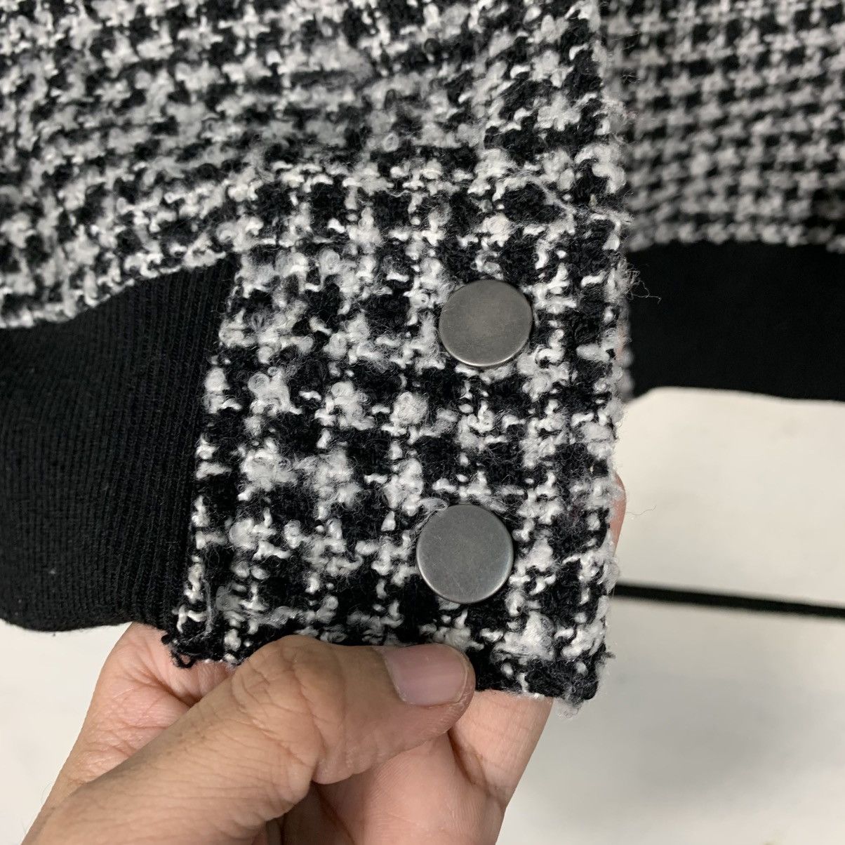 Japanese Brand Japanese Brand Bad News Houndstooth Bomber Size US M / EU 48-50 / 2 - 14 Thumbnail