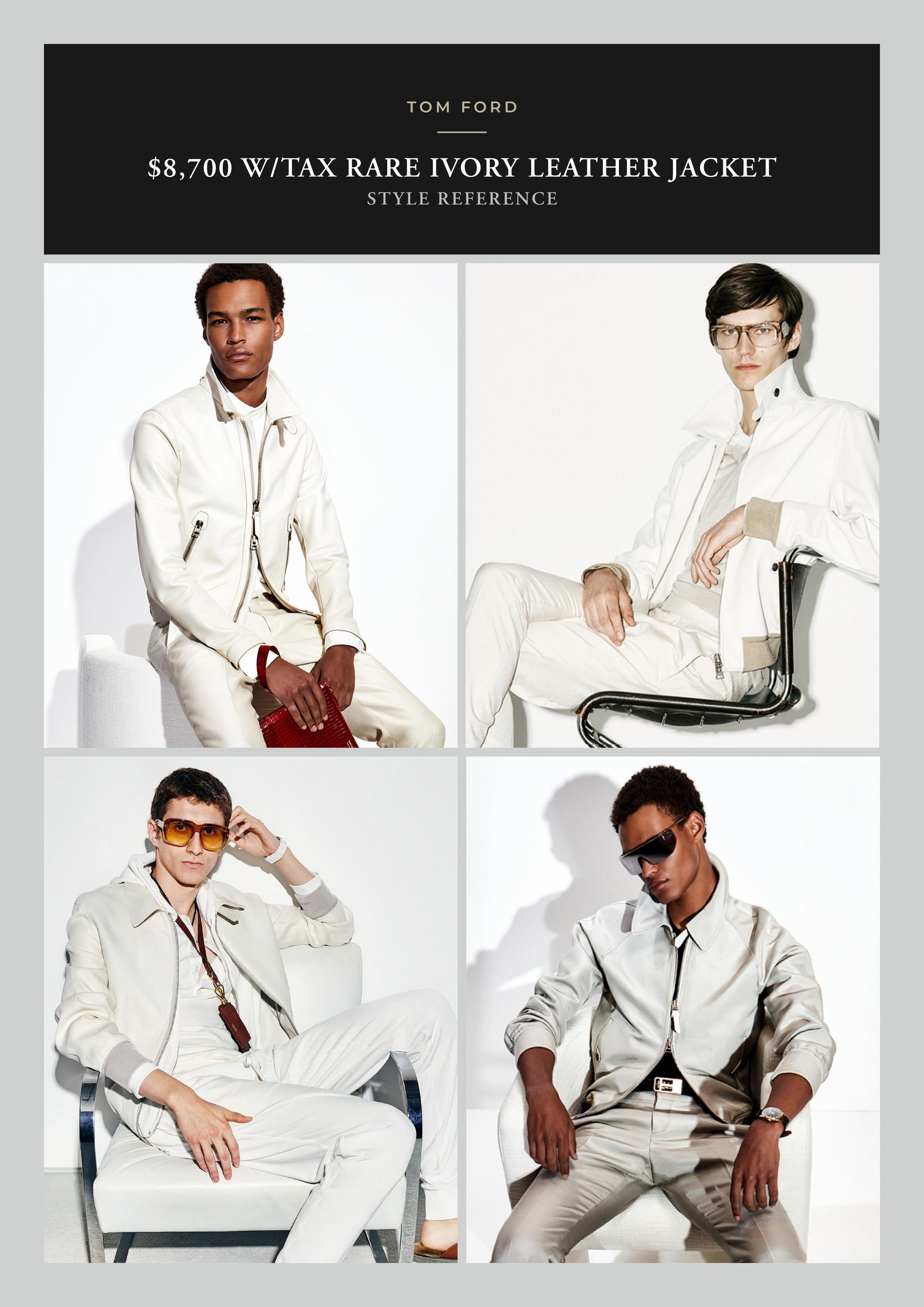 Tom Ford Fits 50-52, Ultimate Rare $8,700 w/tax Perforated Jacket Size US L / EU 52-54 / 3 - 12 Thumbnail