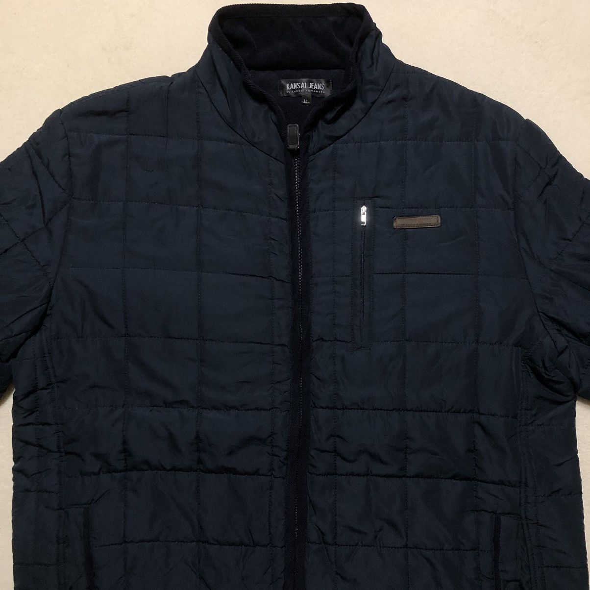Japanese Brand × Kansai Yamamoto Japanese Designer KANSAI YAMAMOTO Light Puffer Jacket Size US XL / EU 56 / 4 - 2 Thumbnail