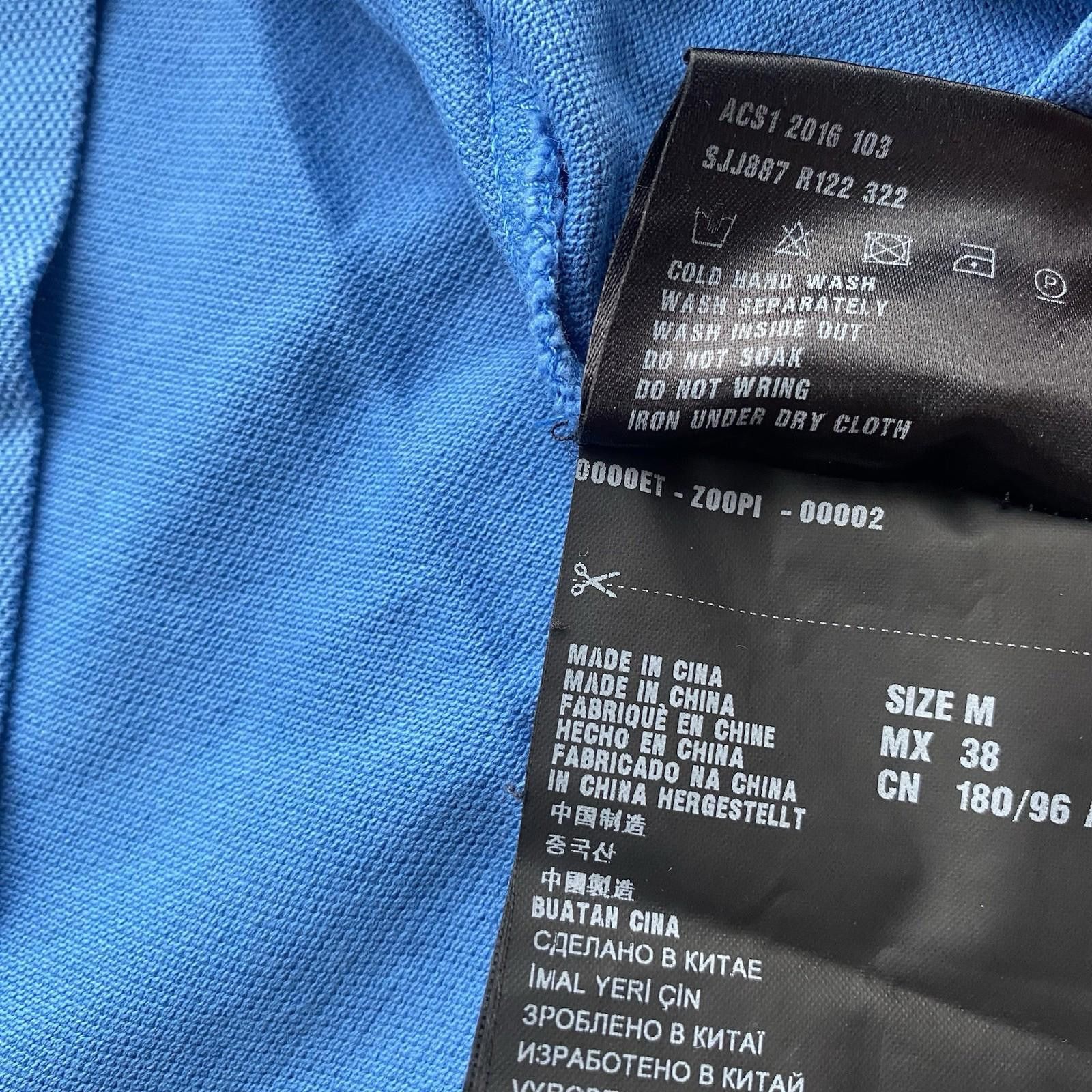 Prada Prada Red Tab Polo Shirt Size Medium Blue Size US M / EU 48-50 / 2 - 7 Thumbnail