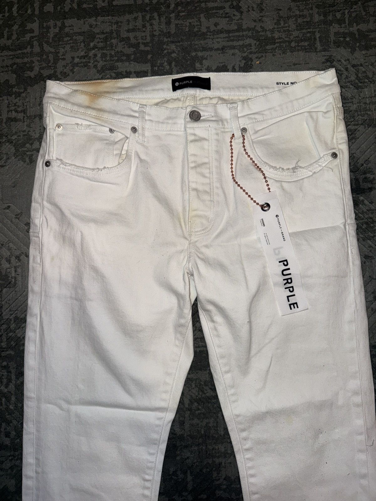 Purple Brand Purple brand jeans white skinny Size US 36 / EU 52 - 2 Thumbnail