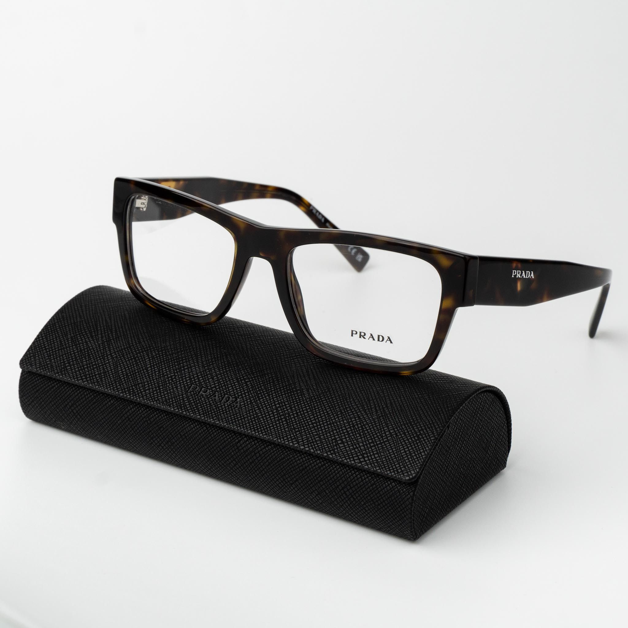 Prada Prada Men Eyeglasses Unisex PR15YV 2AU1O1 BRAND NEW Size ONE SIZE - 1 Thumbnail