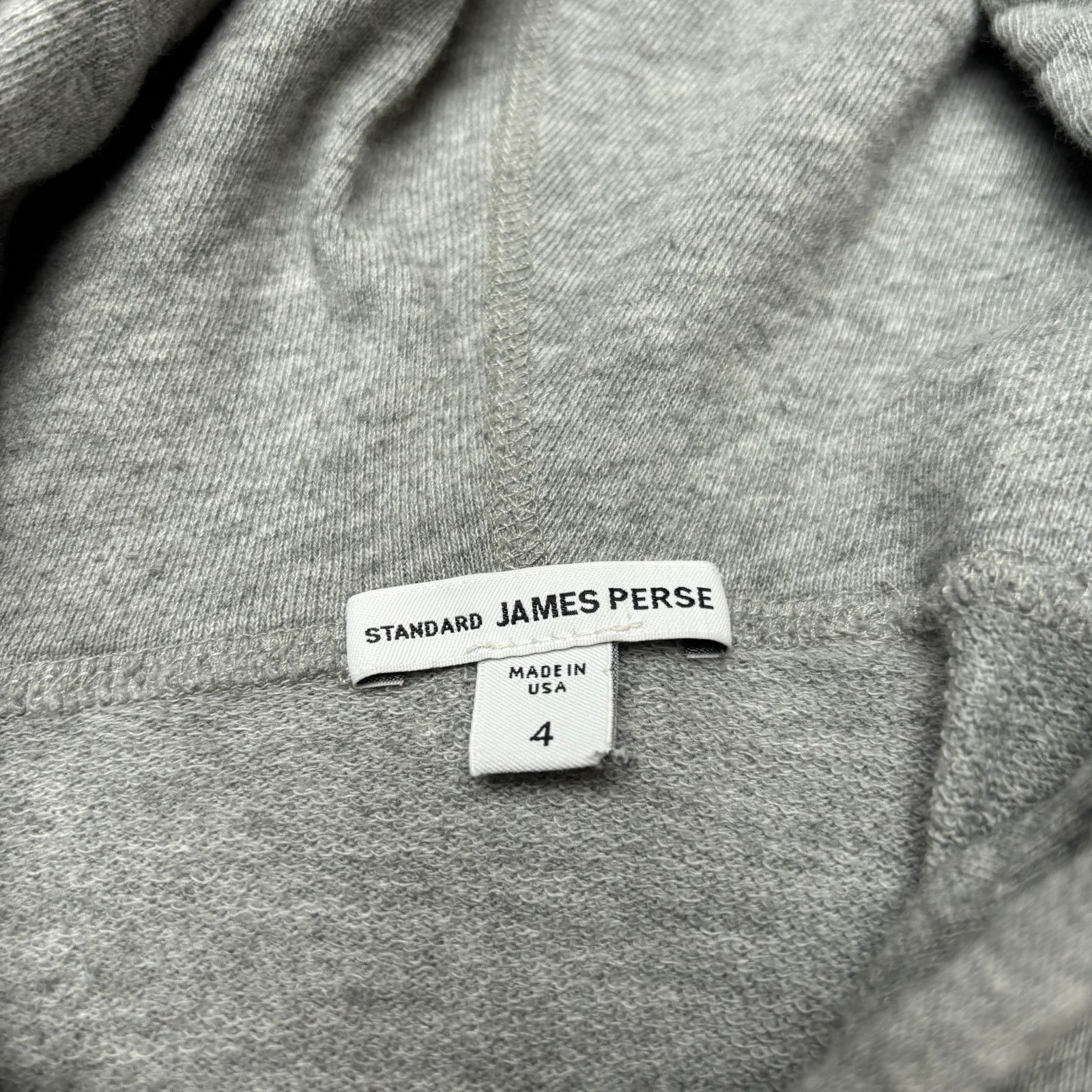James Perse Standard James Perse Vintage French Terry Zip Up Hoodie 4/XL Size US XL / EU 56 / 4 - 4 Thumbnail
