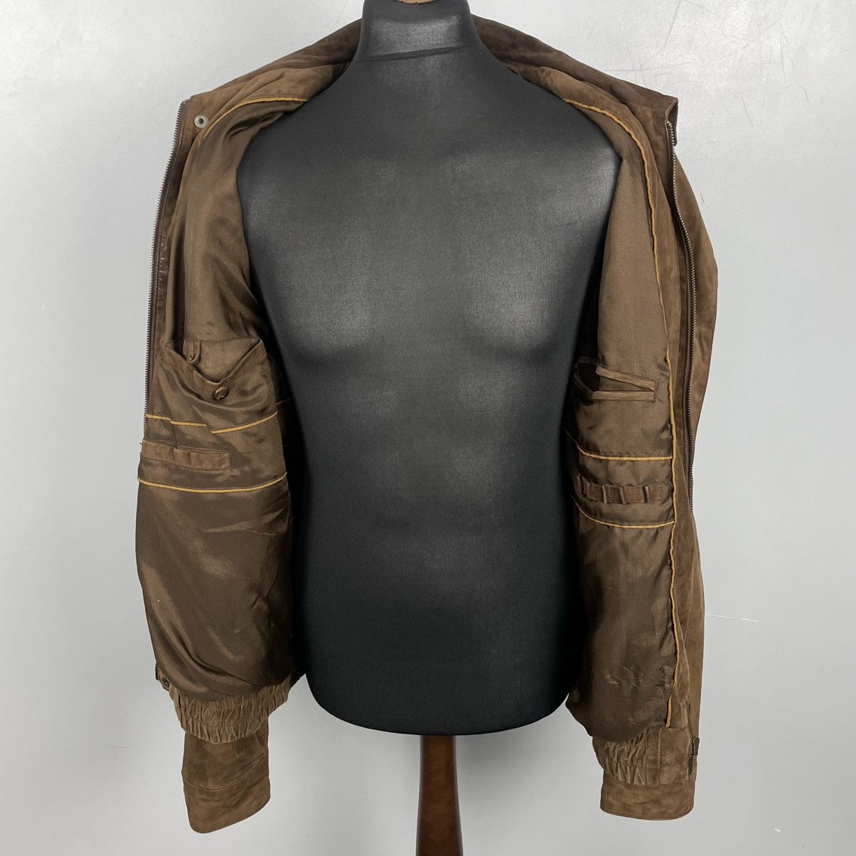 Vintage Vintage Junya Watanabe style Leather Jacket country Size US L / EU 52-54 / 3 - 6 Thumbnail