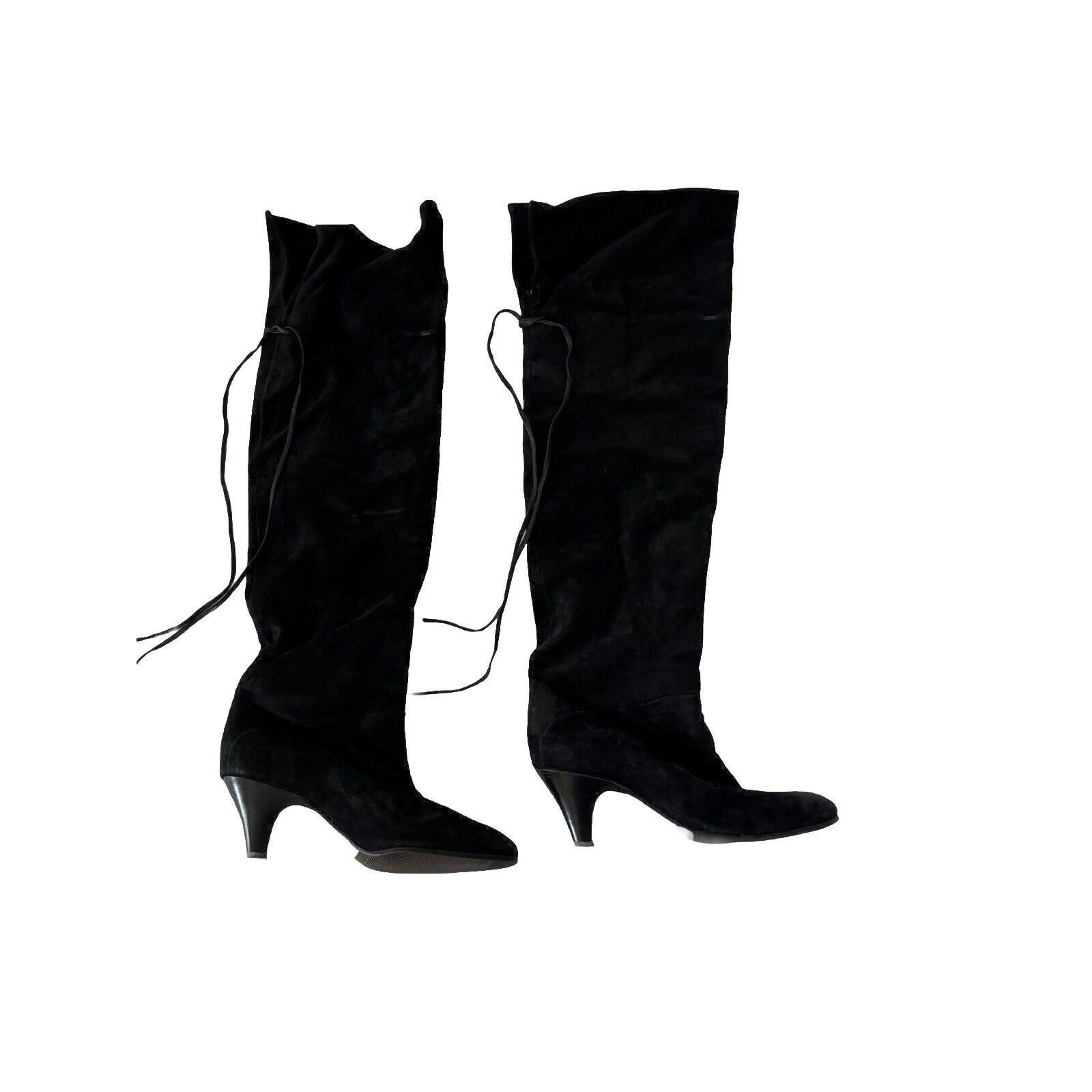 Other Vintage Italian Suede Leather Boots by Marmolada Size 37.5 Size US 7.5 / IT 37.5 - 1 Thumbnail