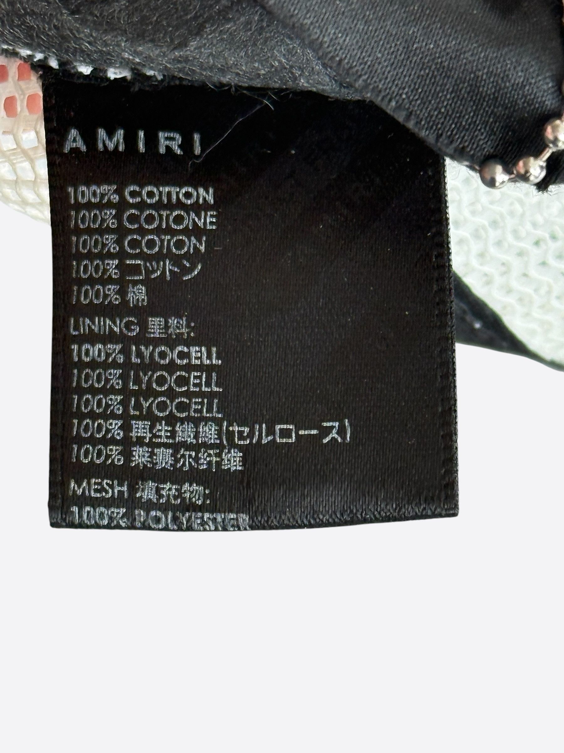 Amiri Amiri White & Brown MA Logo Trucker Hat Size ONE SIZE - 6 Thumbnail