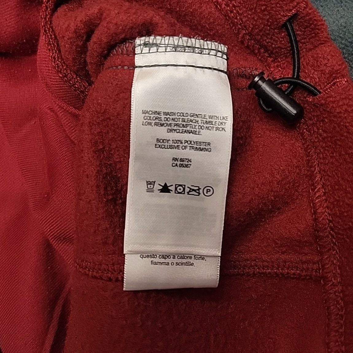 Vintage VINTAGE Columbia Fleece Jacket Mens Large Red Gray Full Zip Mock Neck Classic Outdoors Size US L / EU 52-54 / 3 - 5 Thumbnail