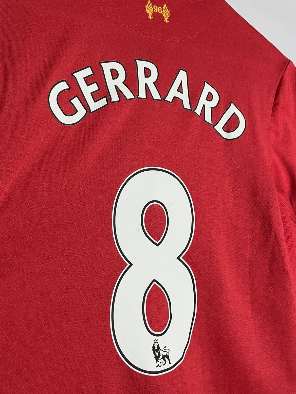 Warrior #8 Gerrard Liverpool FC Warrior 2012/13 Home Football Shirt Size US S / EU 44-46 / 1 - 12 Thumbnail