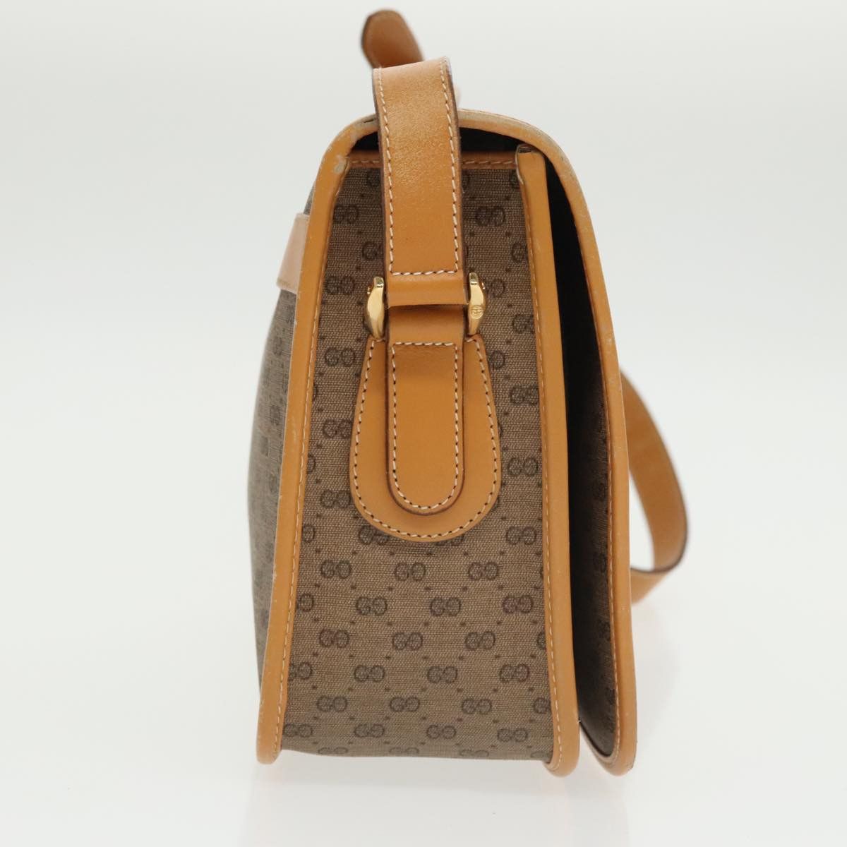 Gucci GUCCI Micro GG Supreme Shoulder Bag Pvc Beige Gold 001 104 Size ONE SIZE - 5 Thumbnail