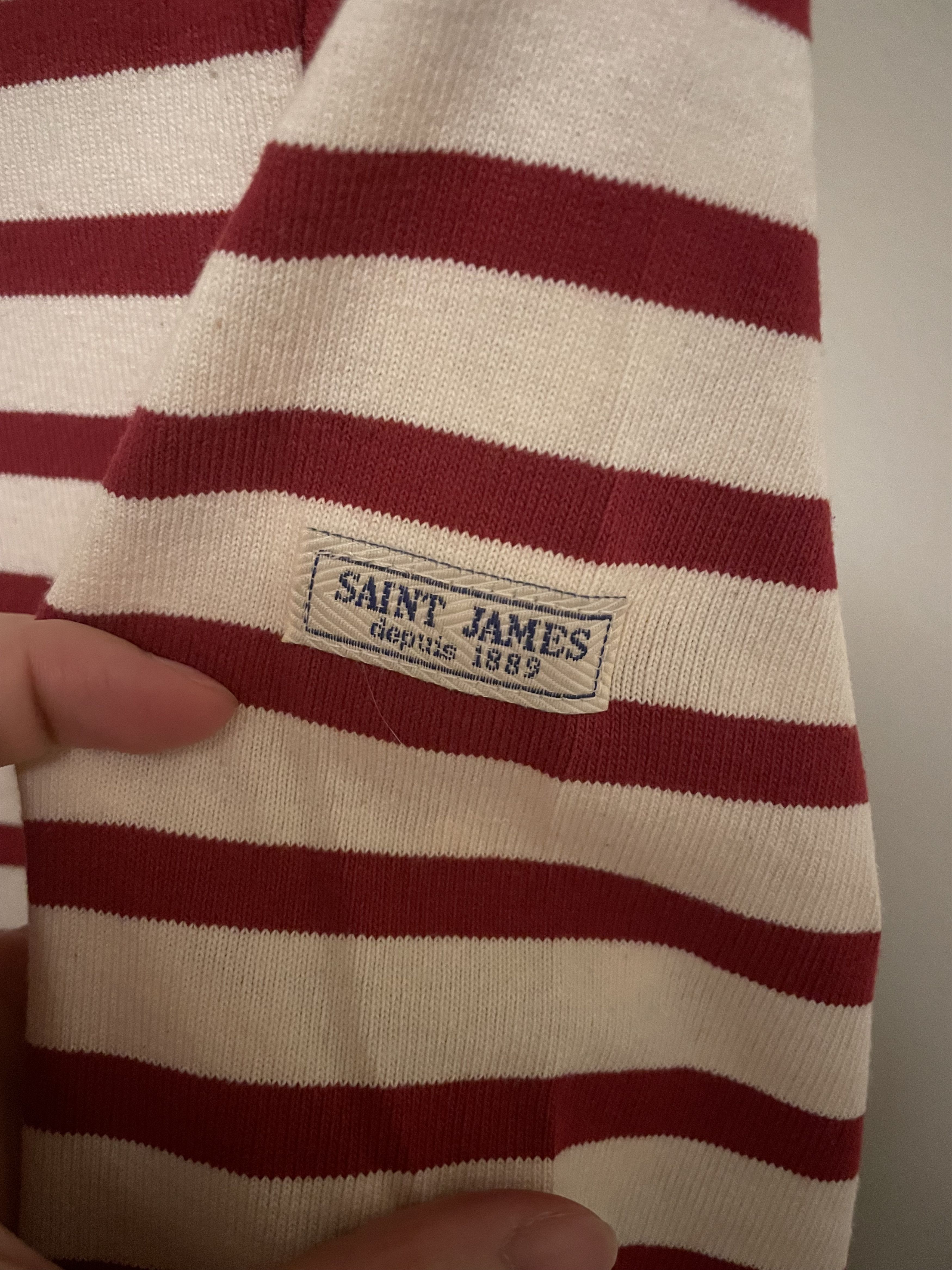 Saint James Saint James Galathée II Breton Striped Top - Red/White Size M / US 6-8 / IT 42-44 - 5 Thumbnail