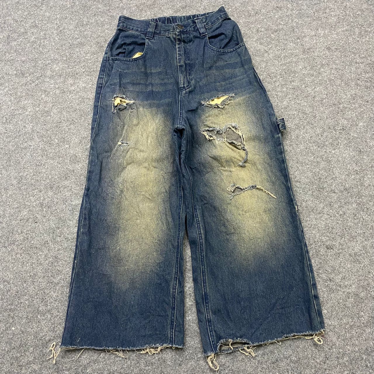 Le Grande Bleu (L.G.B.) 💥Best Offer💥Vintage Japanese Brand Distressed Denim Size 26" / US 2 / IT 38 - 1 Thumbnail