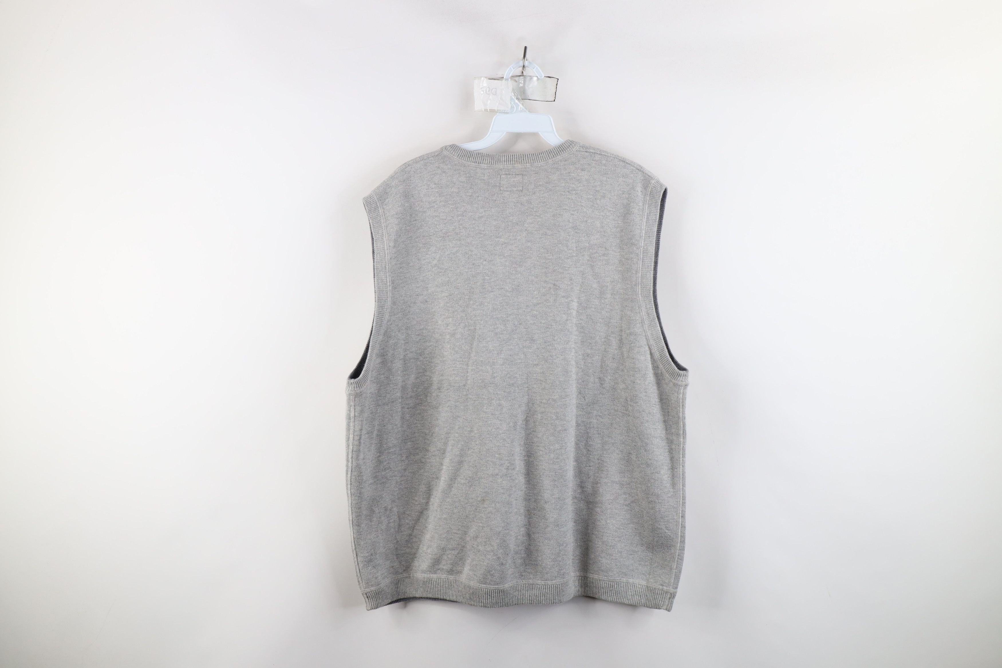 Eddie Bauer × Vintage Vintage Eddie Bauer Reversible Cotton Knit Sweater Vest Gray Size US XL / EU 56 / 4 - 9 Thumbnail