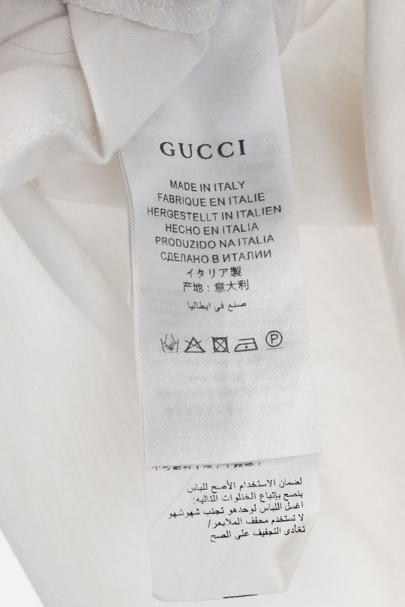 Gucci Gucci R/18 Cotton Soave Amore Guccification Graphic T-Shirt Size S / US 4 / IT 40 - 8 Thumbnail