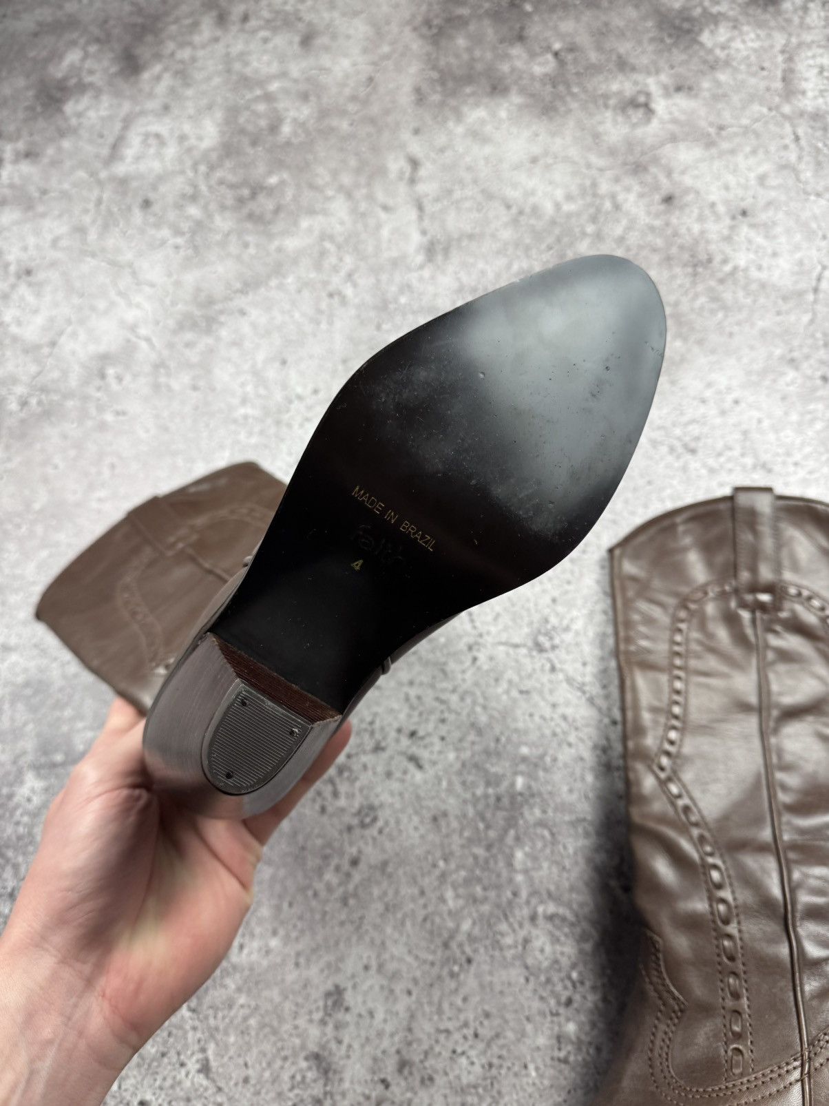 If Six Was Nine Vintage AS 98 Ankle Rick Owens Style Y2K Leather Heels Boots Size US 5 / IT 35 - 16 Thumbnail
