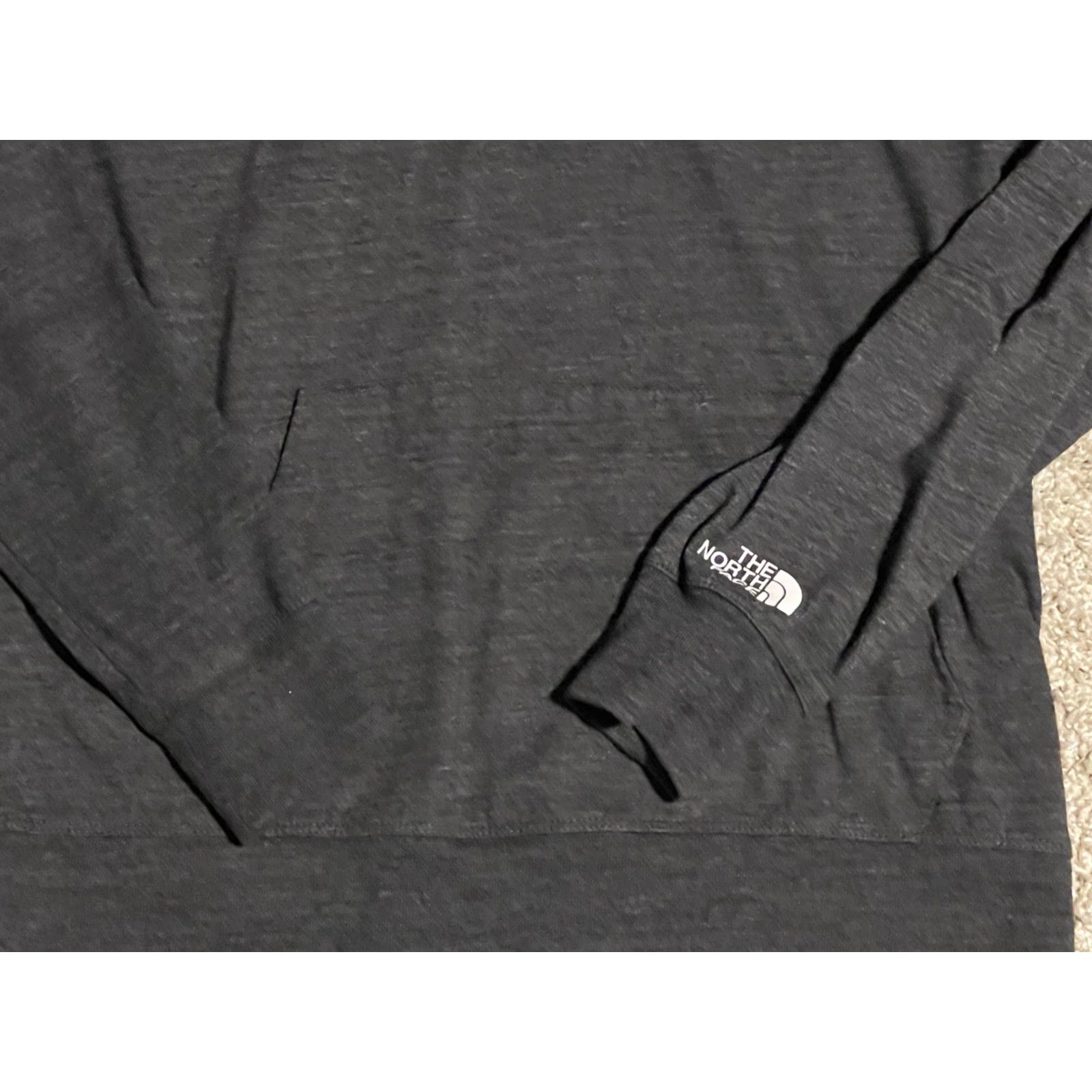 The North Face The North Face Hoodie Never Stop Exploring Pullover Women Lrg Gray Blue Lightweight Womens Size L / US 10 / IT 46 - 3 Thumbnail