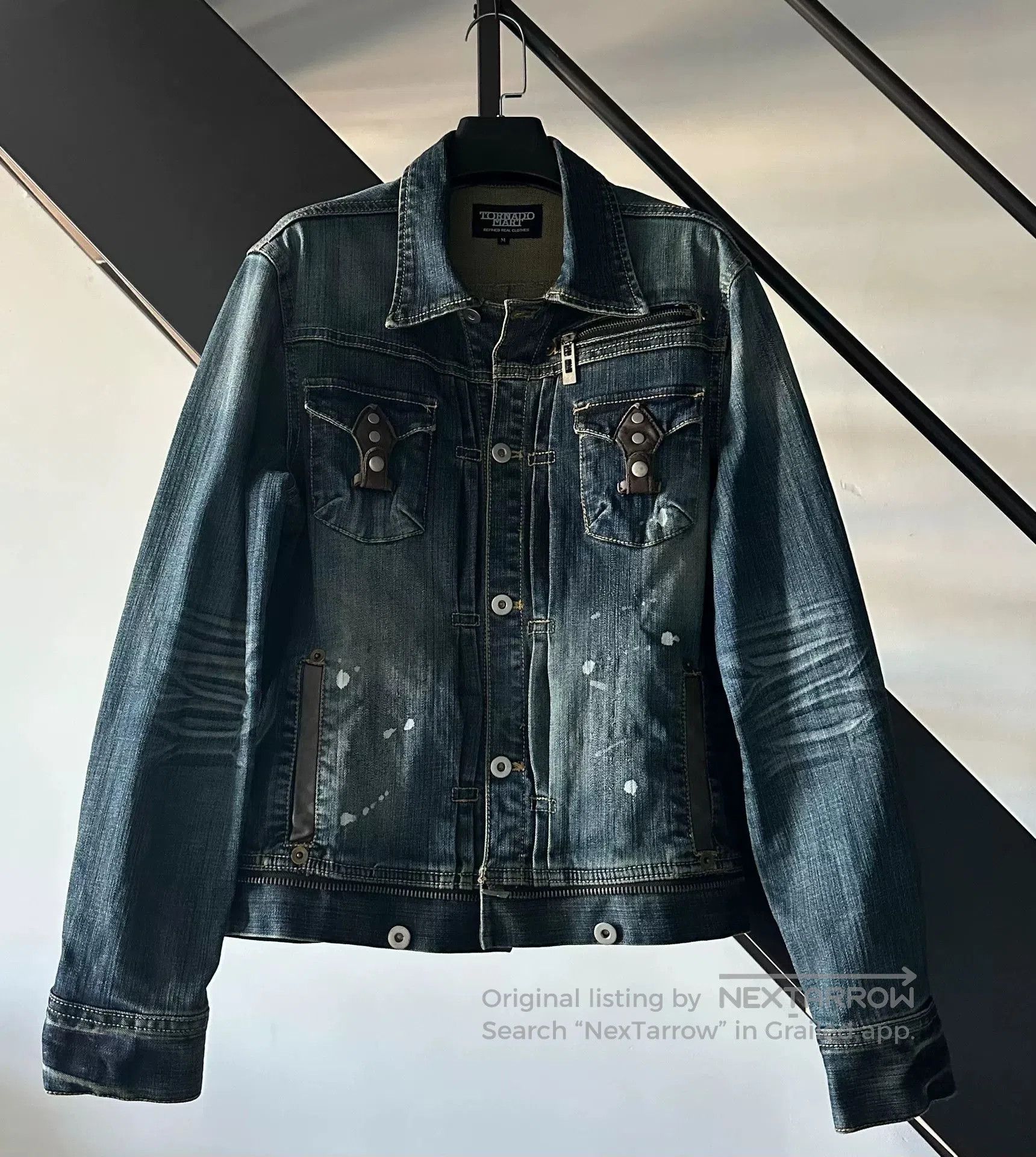 Tornado Mart Tornado Mart 90s Bondage Denim Jacket. Size US M / EU 48-50 / 2 - 1 Thumbnail