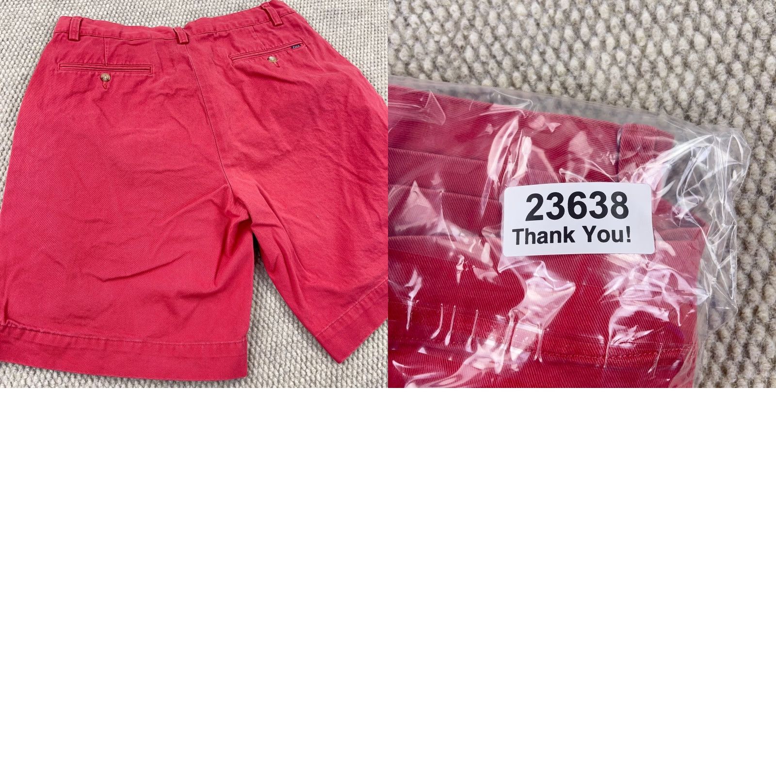 Polo Ralph Lauren Polo Ralph Lauren Chino Shorts Men 33 Pink Twill Golf Preppy Solid Adult Size US XS / EU 42 / 0 - 9 Thumbnail