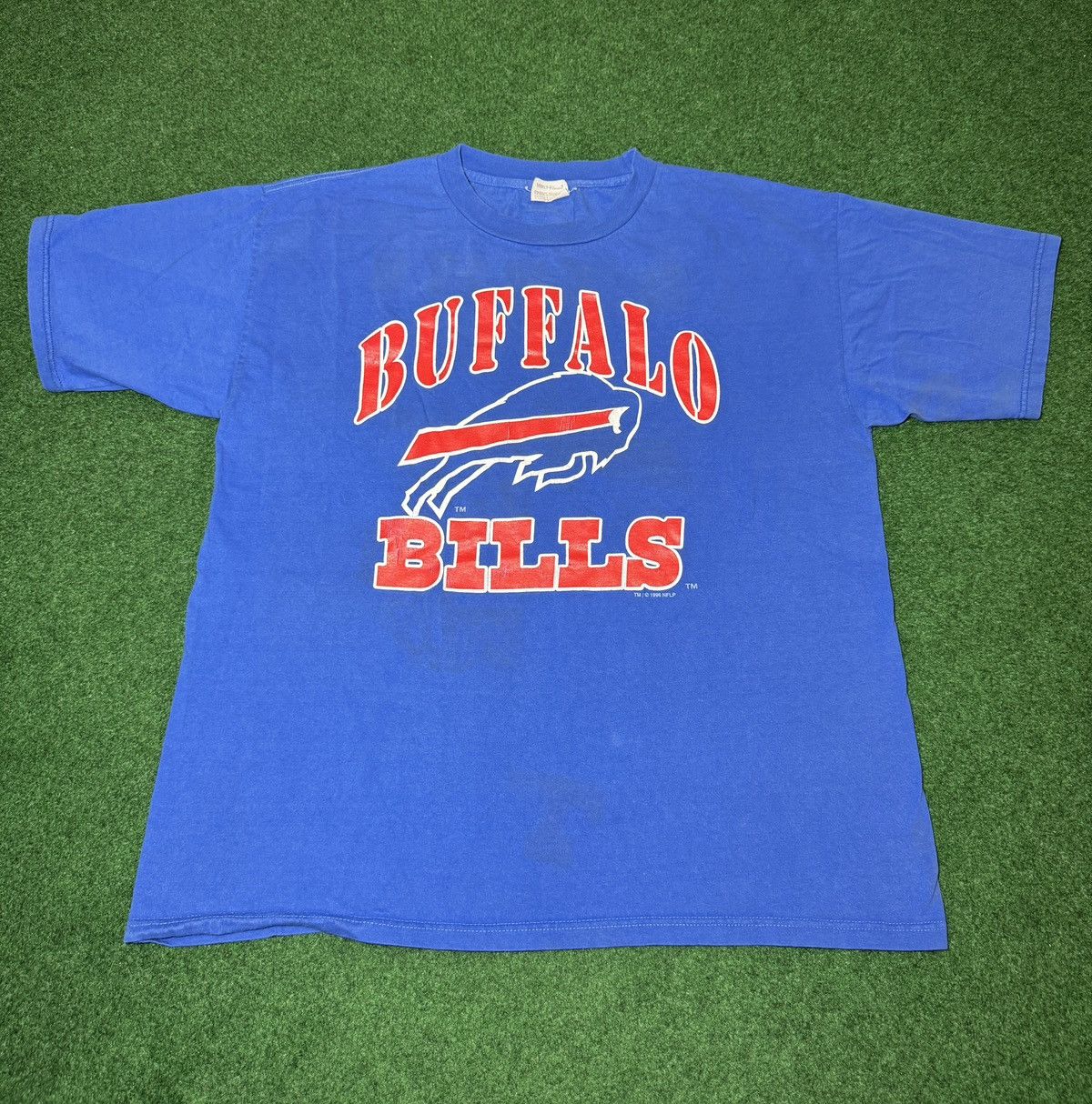 NFL × Vintage Vintage 90s Buffalo Bills Bruce Smith XL Big Logo T Shirt Size US XL / EU 56 / 4 - 1 Thumbnail