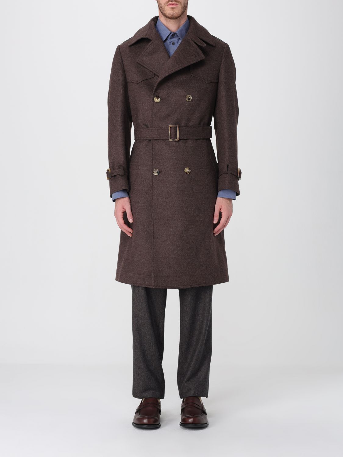 Brunello Cucinelli Brunello Cucinelli Jacket Men Brown Size US L / EU 52-54 / 3 - 1 Thumbnail