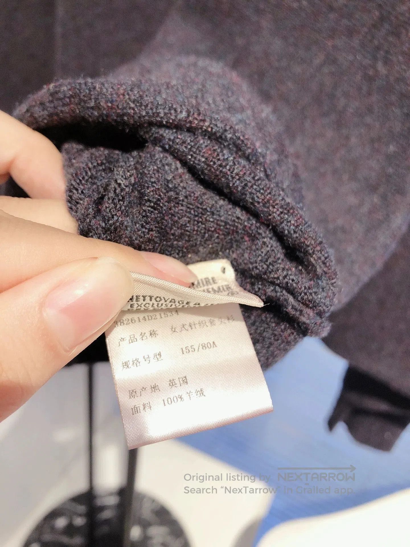 Hermes Hermes Gray Batwing Sleeve Cashmere Sweater. Size US XS / EU 42 / 0 - 9 Thumbnail