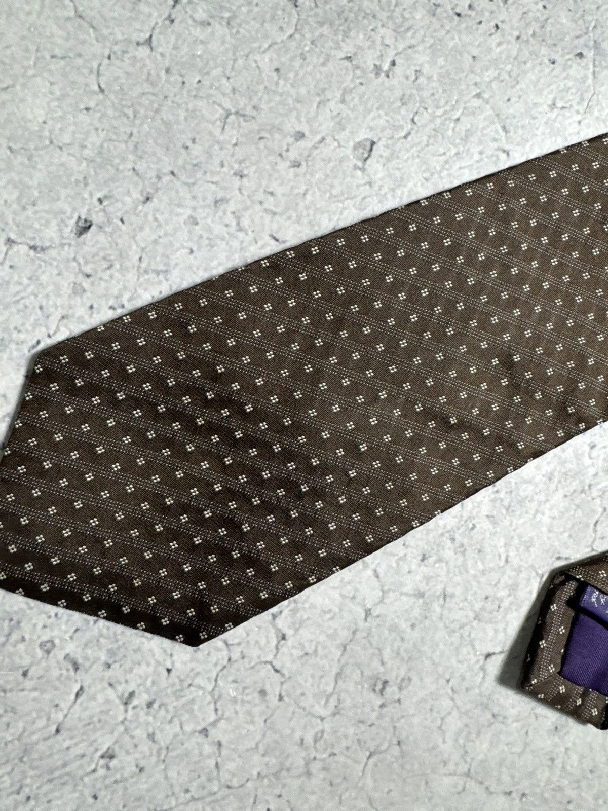 Ralph Lauren Purple Label Ralph Lauren Purple Label Silk Tie Luxury Size ONE SIZE - 2 Thumbnail