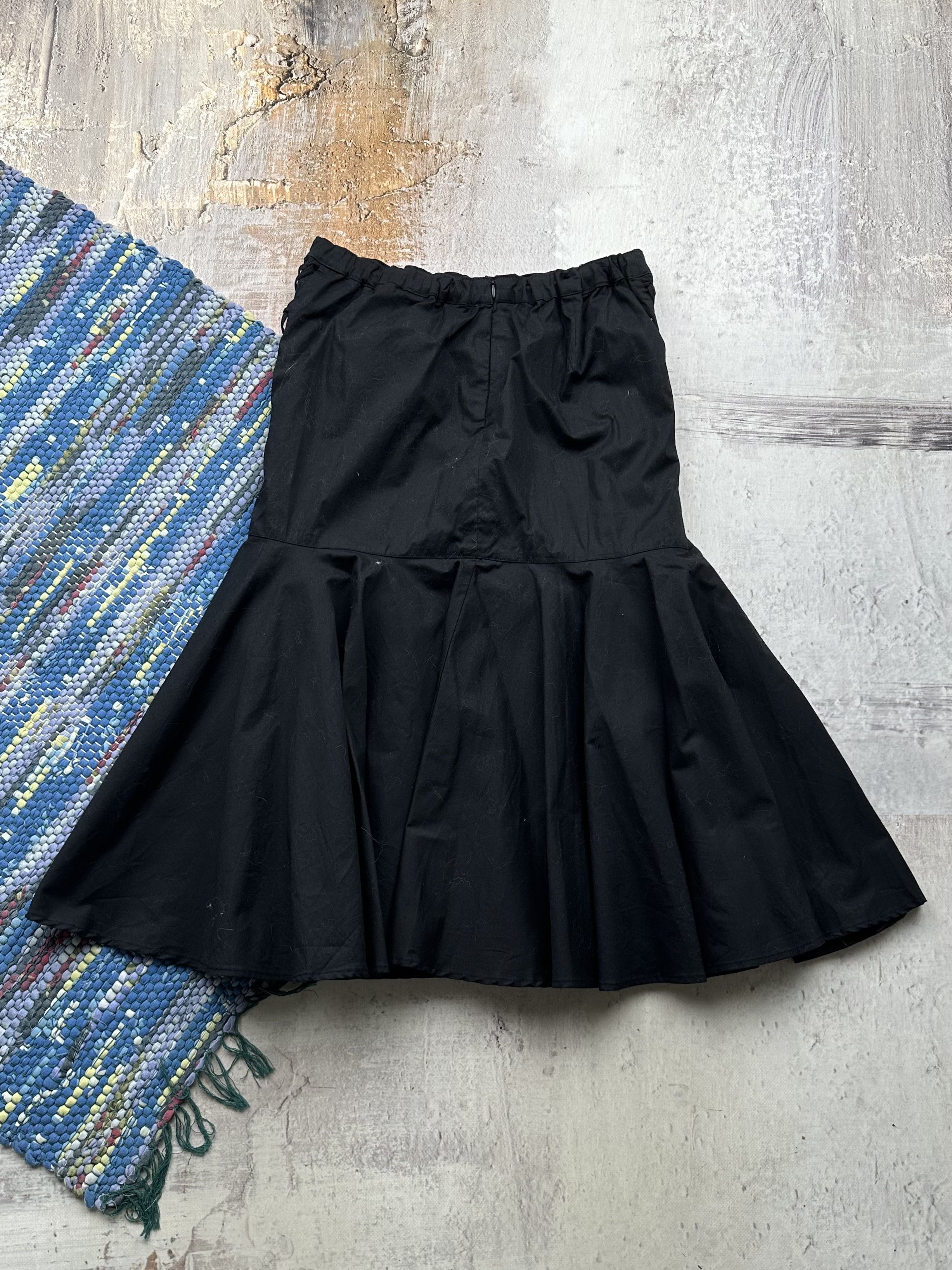 Vintage Vintage Super Flared Skirt With Bondage A213(62) Size 27" / US 4 / IT 40 - 4 Thumbnail