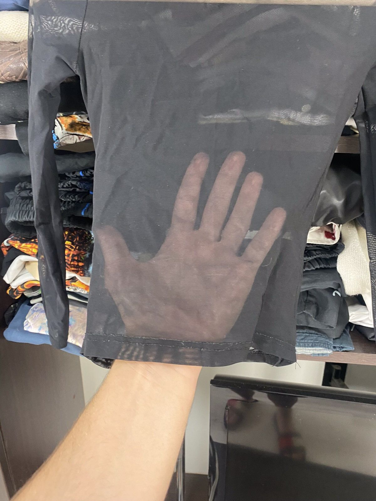 If Six Was Nine Vintage Y2K Mesh Top Shirt Size S / US 4 / IT 40 - 3 Thumbnail