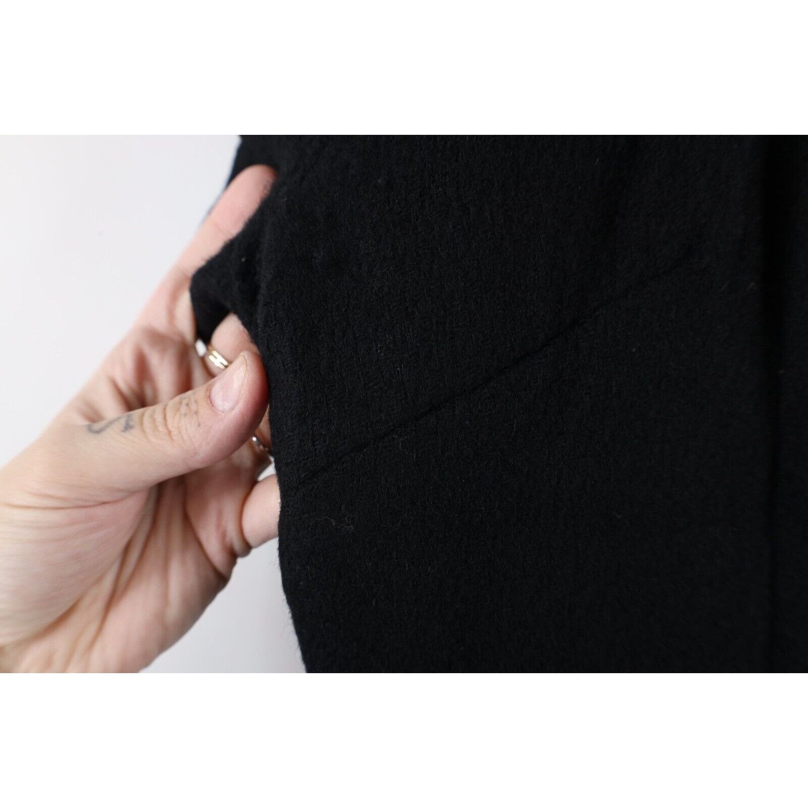 Vintage Vintage 50s 60s Rockabilly Wool Knit Dress Size XXL / US 16-18 / IT 52-54 - 6 Thumbnail