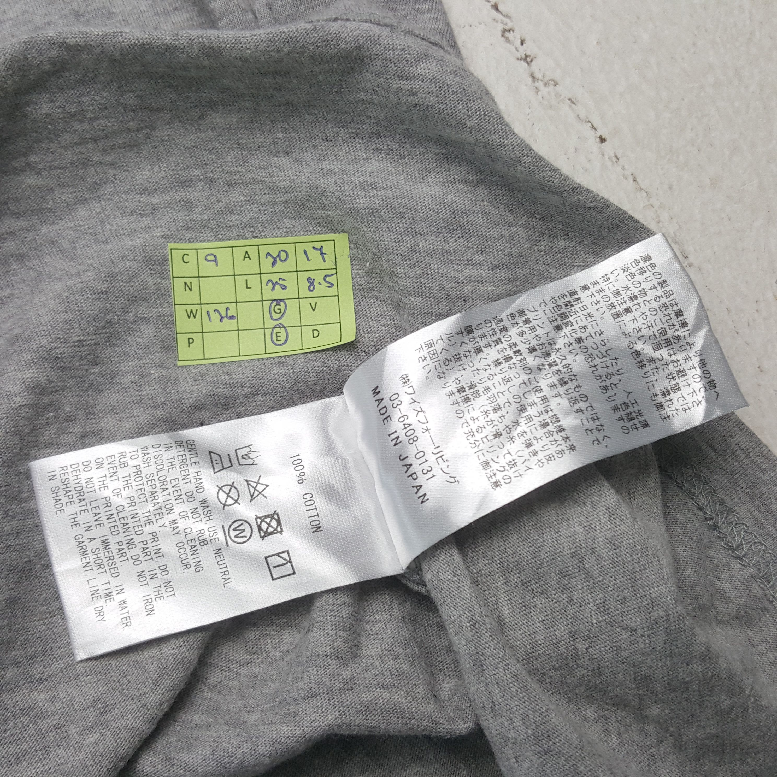 Yohji Yamamoto Vintage Y's For Living by Yohji Yamamoto Tshirt RR9 Size US M / EU 48-50 / 2 - 5 Thumbnail