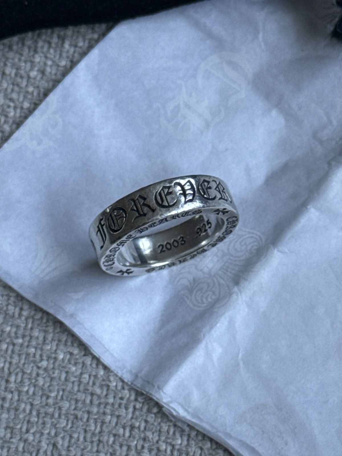 Chrome Hearts Chrome Hearts “Forever” spacer ring Size ONE SIZE - 11 Thumbnail