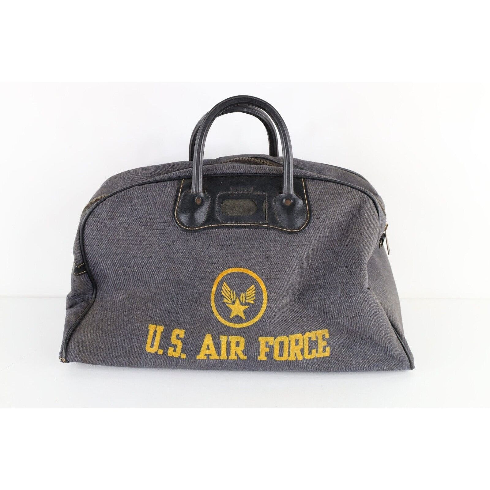 Vintage Vintage Original Leeds Cold War Era US Air Force Handled Bag Size ONE SIZE - 1 Thumbnail