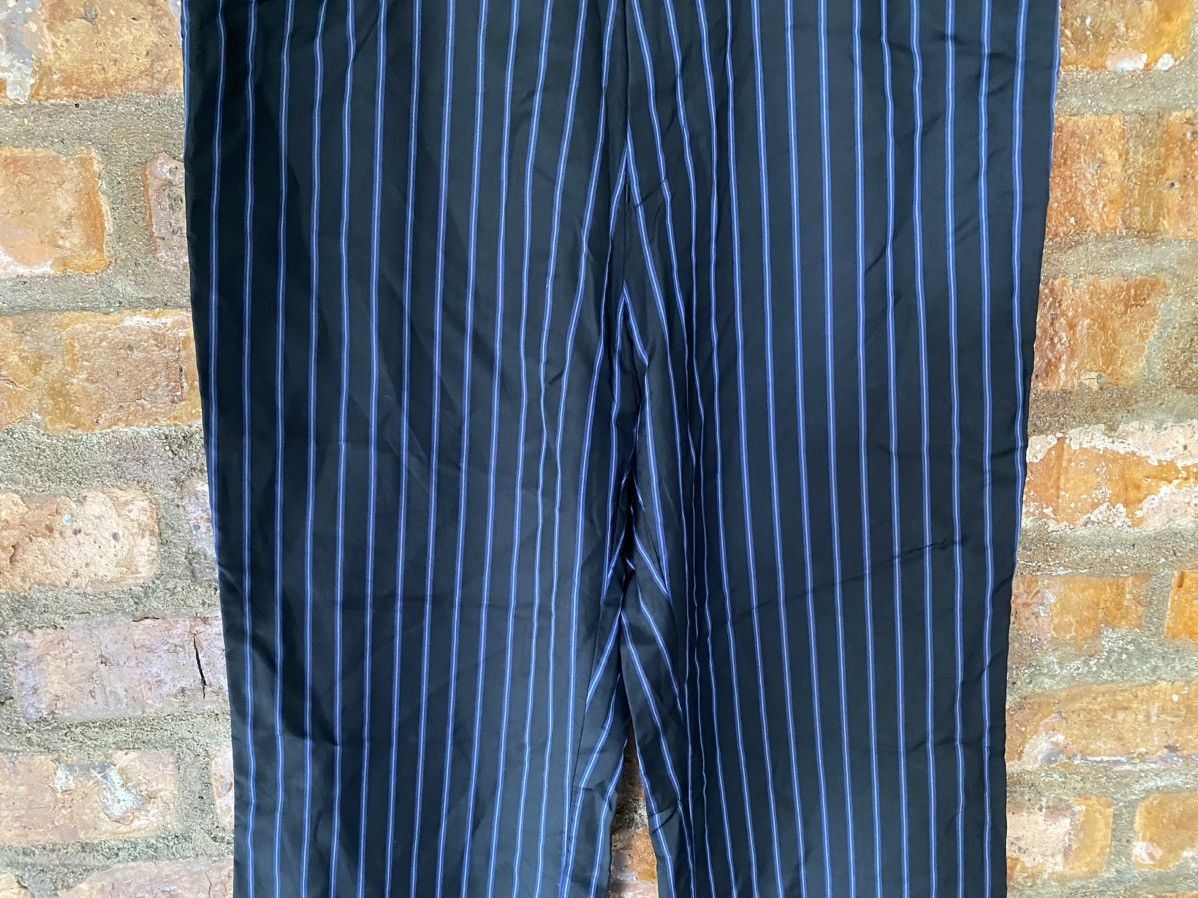 Comme des Garcons × Tricot Comme des Garcons SS03 Tricot neon stripe 100% cupro wide leg pants Size 30" / US 8 / IT 44 - 4 Thumbnail
