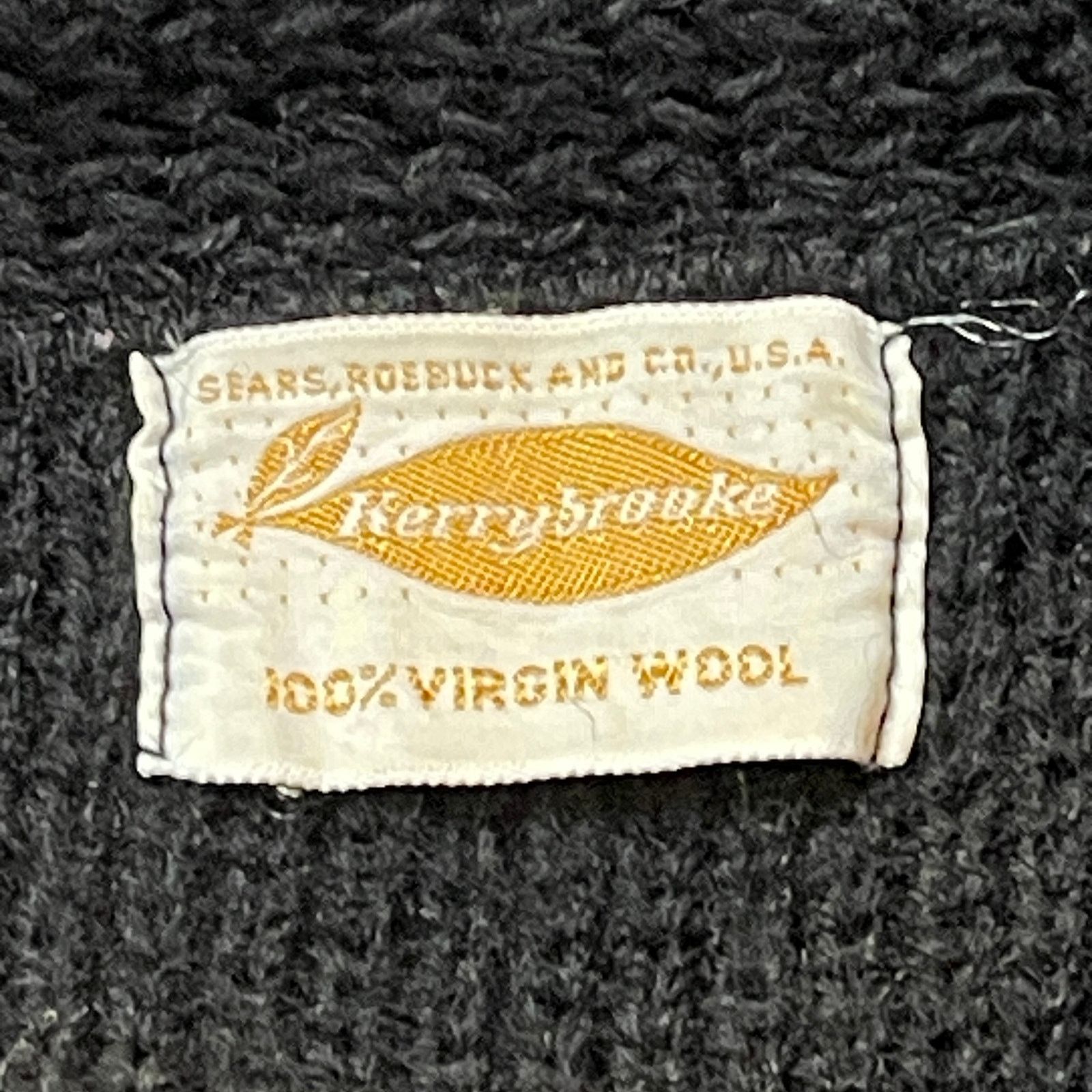 Vintage VINTAGE 60s Kerrybrooke Wool Open Front Cardigan Size L Size L / US 10 / IT 46 - 2 Thumbnail