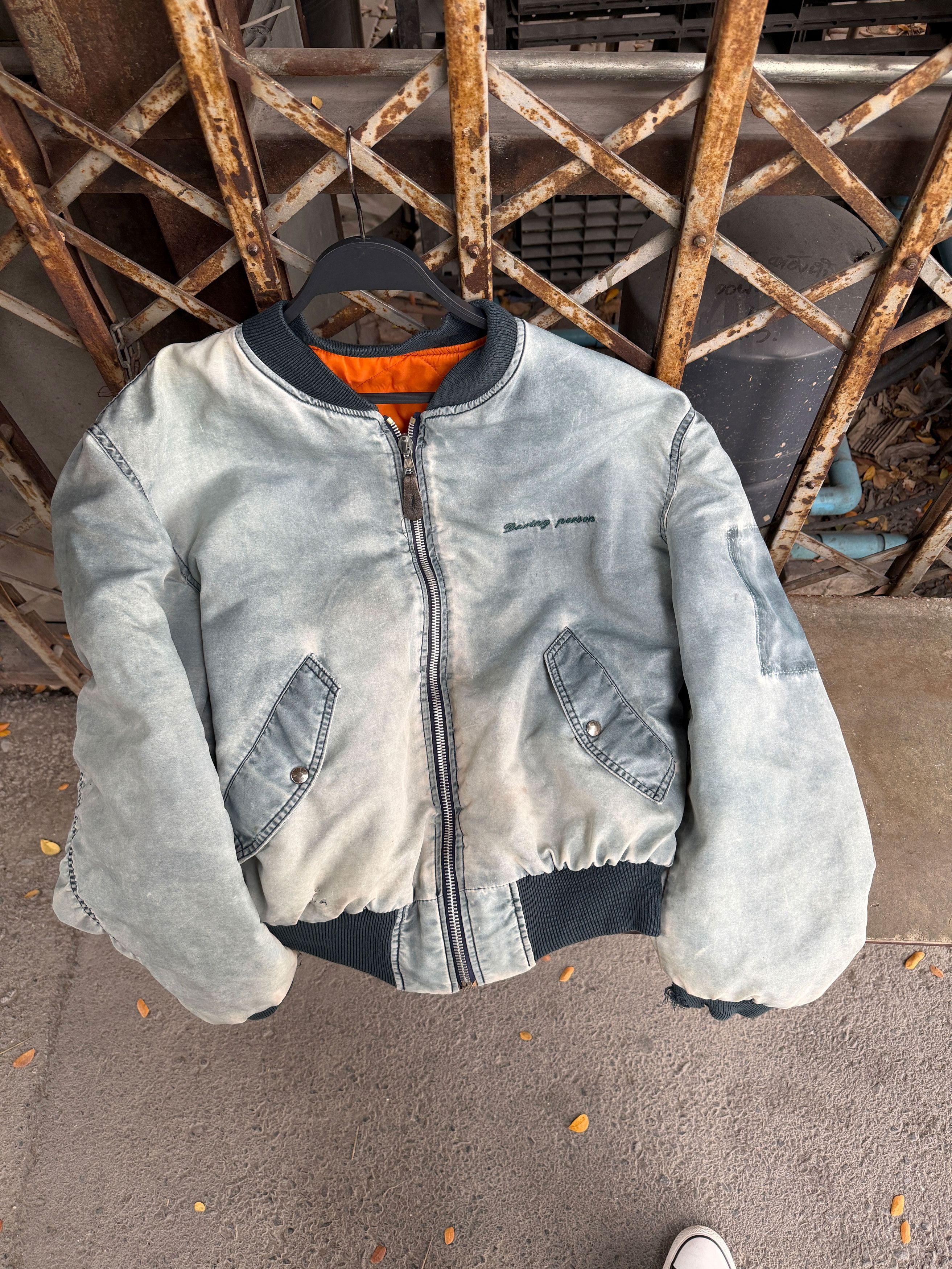 Alpha Industries Sun Faded MA-1 Bomber Jacket Size US L / EU 52-54 / 3 - 7 Thumbnail