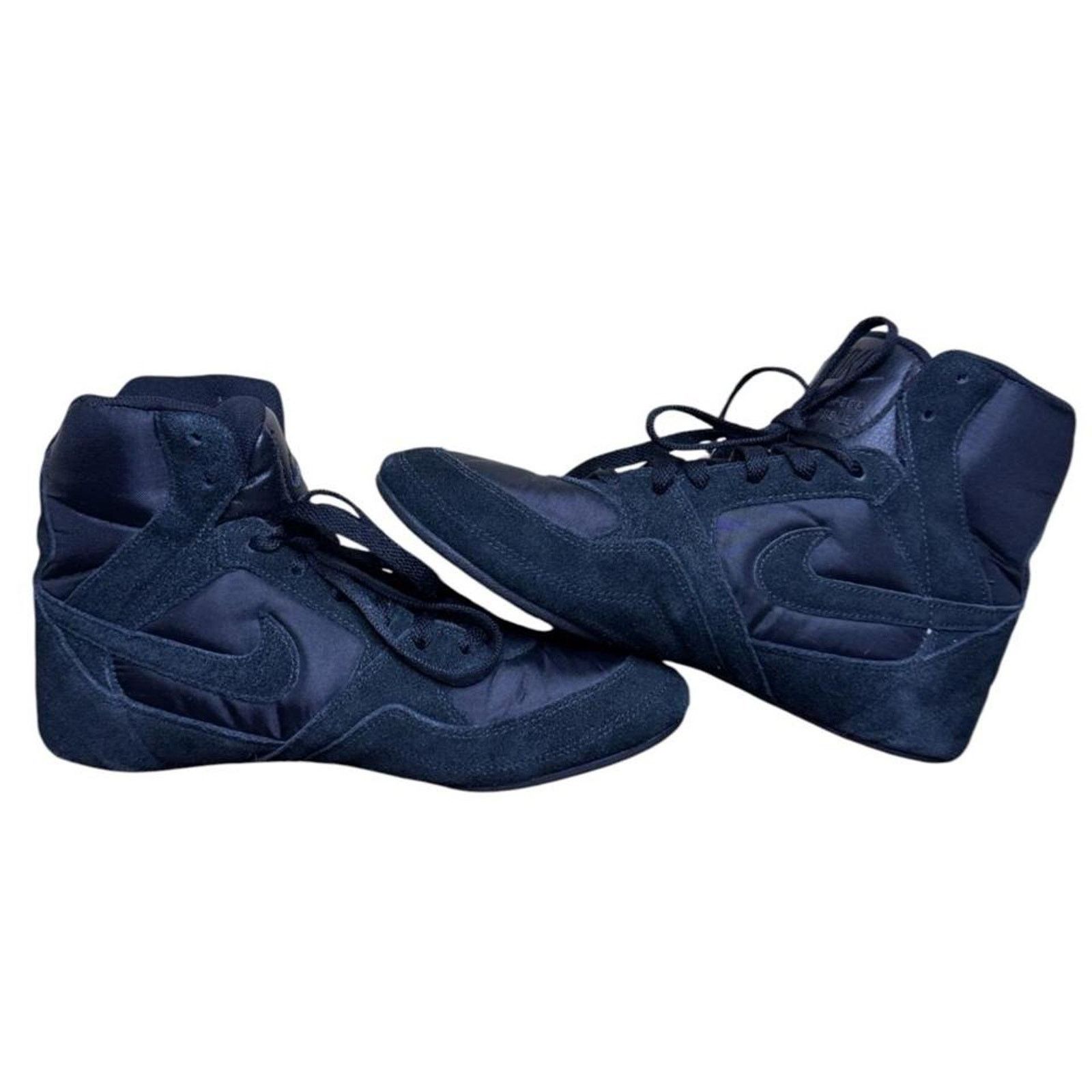 Nike Nike Greco Supreme Black leather suede 316552-001 Size US 5.5 / EU 38 - 2 Thumbnail