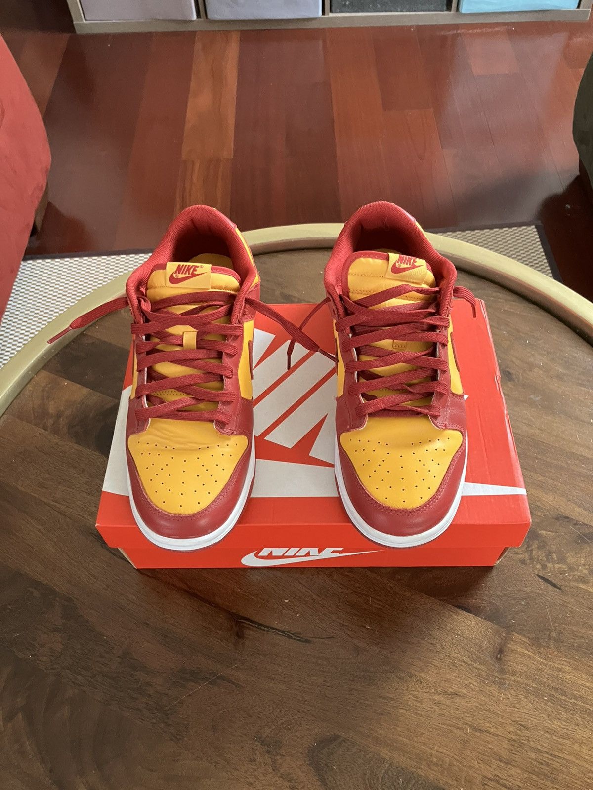 Yellow Nike Dunk Usc Gym Red Nike Dunk High Yellow And White NIKE