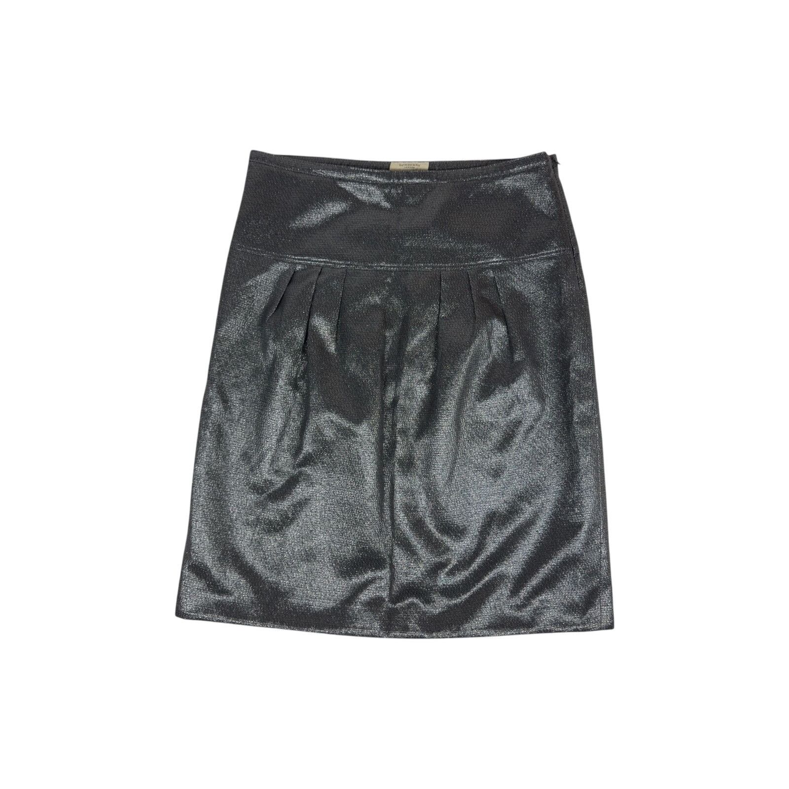 Burberry × Vintage Burberry Gray Mini Skirt 8 Size 30" / US 8 / IT 44 - 1 Thumbnail
