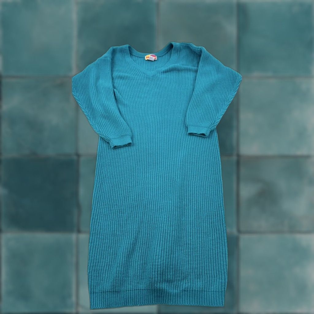 Vintage VINTAGE Sam & Max Sweater Dress Women’s M Blue Long Size M / US 6-8 / IT 42-44 - 1 Thumbnail