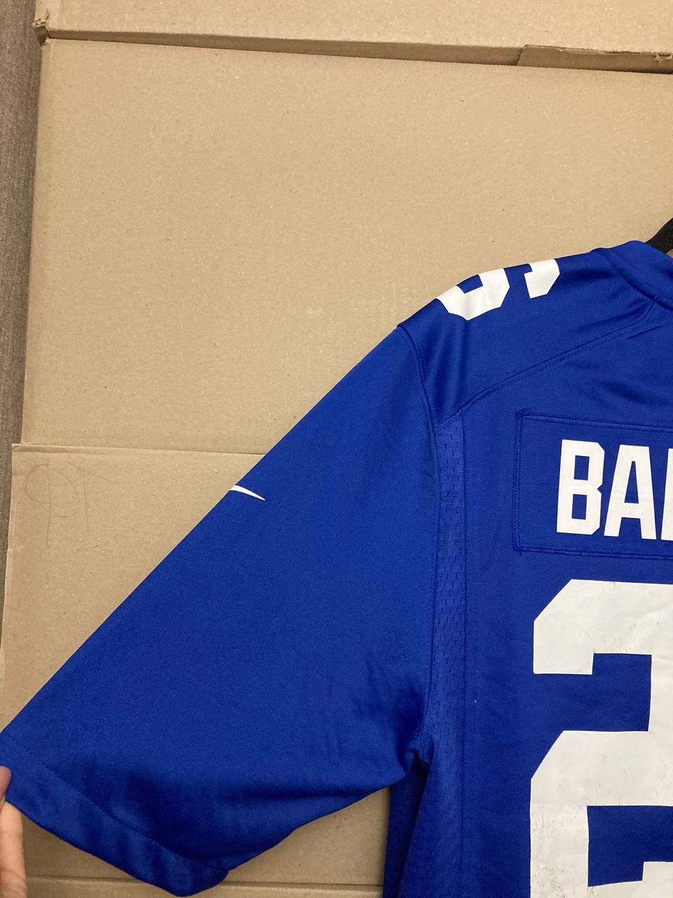 Nike VINTAGE NEW YORK GIANTS BARKLEY #26 NFL FOOTBALL NIKE JERSEY Size US L / EU 52-54 / 3 - 4 Thumbnail