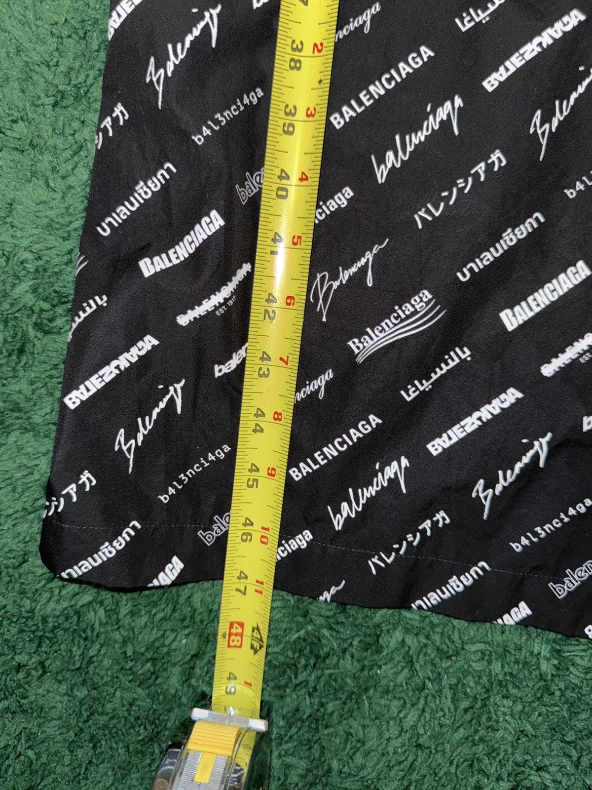 Balenciaga BALENCIAGA Logo-Print Poplin Midi Dress Sz.L Size L / US 10 / IT 46 - 6 Thumbnail