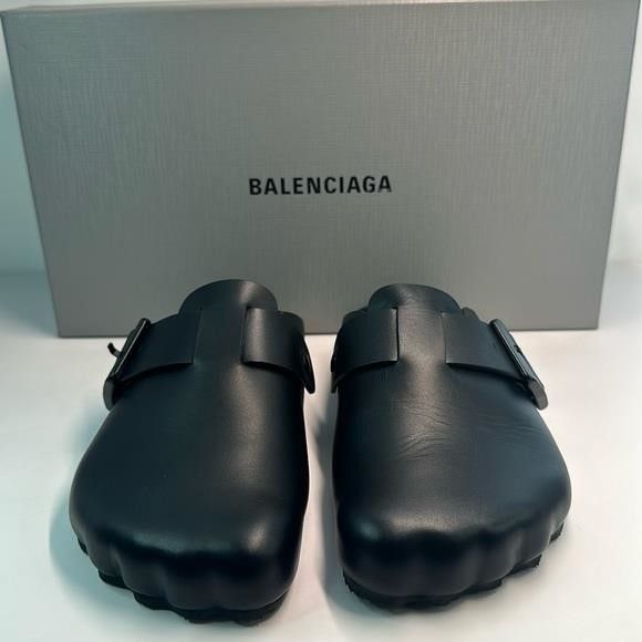 Balenciaga Balenciaga Women’s SUNDAY MULE ISunday Mule black matte calf Size US 6.5 / IT 36.5 - 1 Thumbnail
