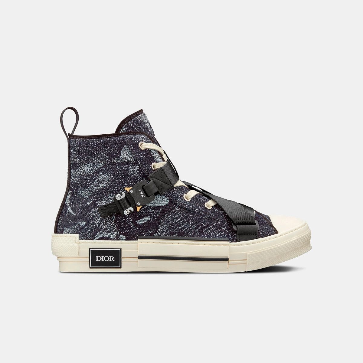 希少コラボ【Dior x Denim Tears】Sneaker B23 High-Top Sneaker Dior x Denim Tears Men's Dior Tears B23 Blue Dior Oblique