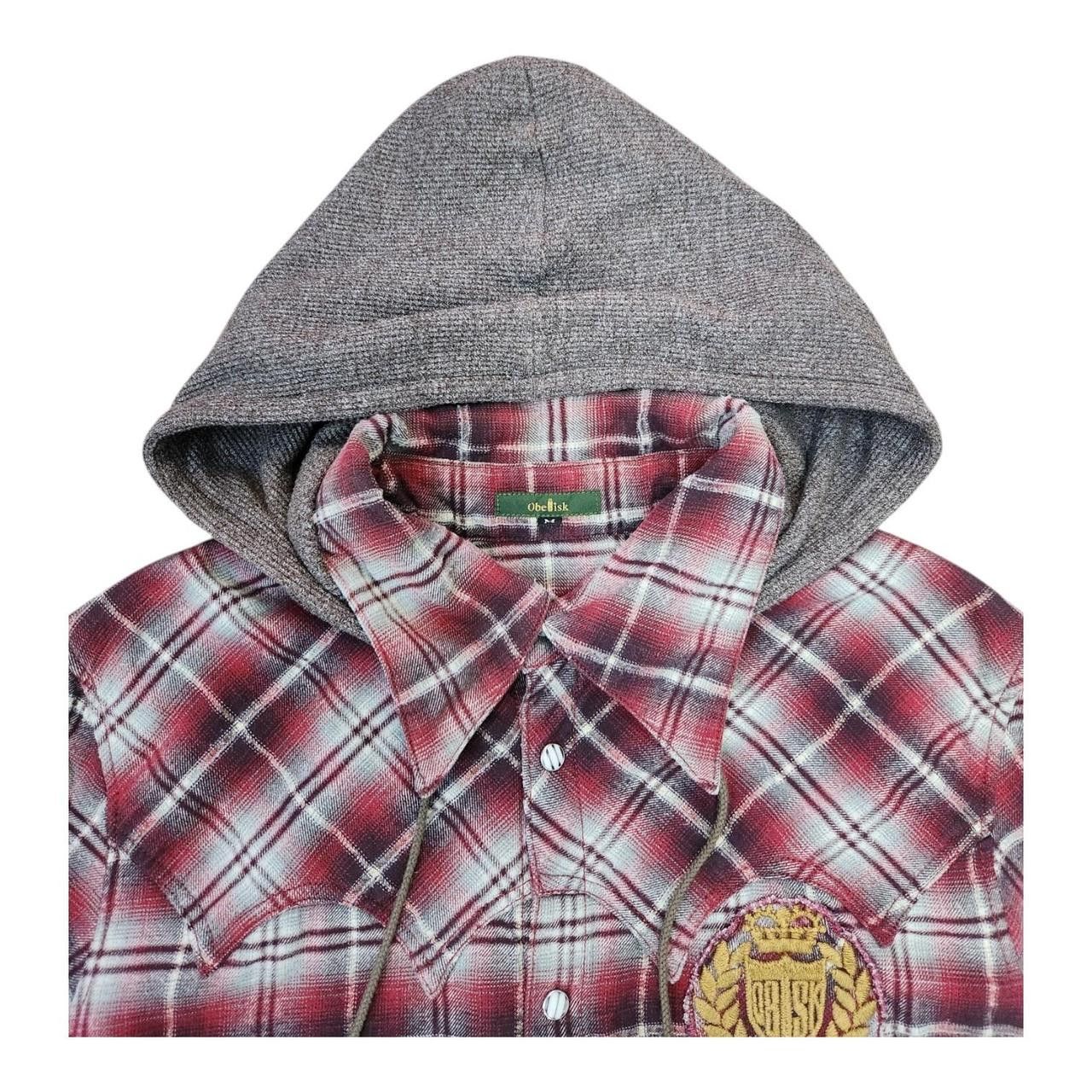 Obelisk Obelisk Removable Hood Plaid Shirt Size US M / EU 48-50 / 2 - 3 Thumbnail