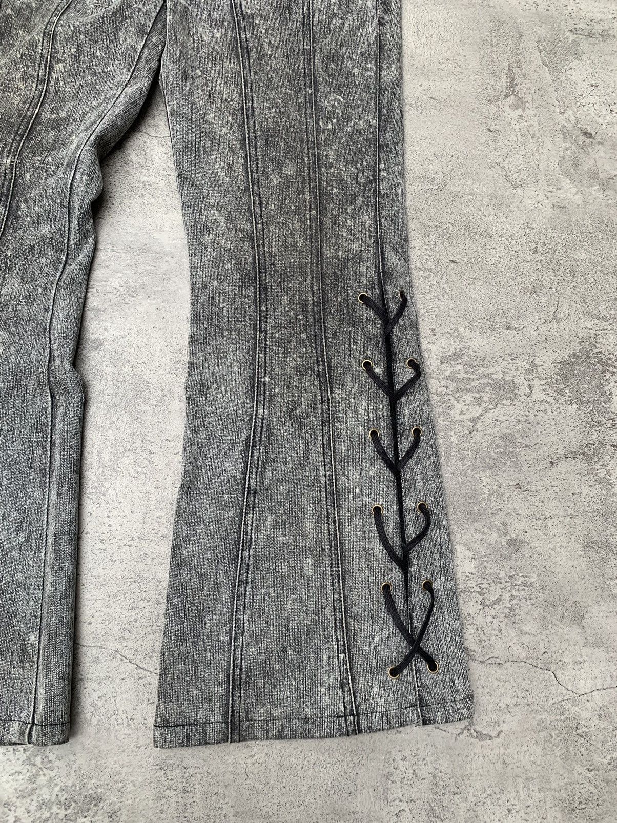 5351 POUR LES HOMMES × If Six Was Nine × Tornado Mart FULLHEART lace-up flare jeans Size US 28 / EU 44 - 5 Thumbnail